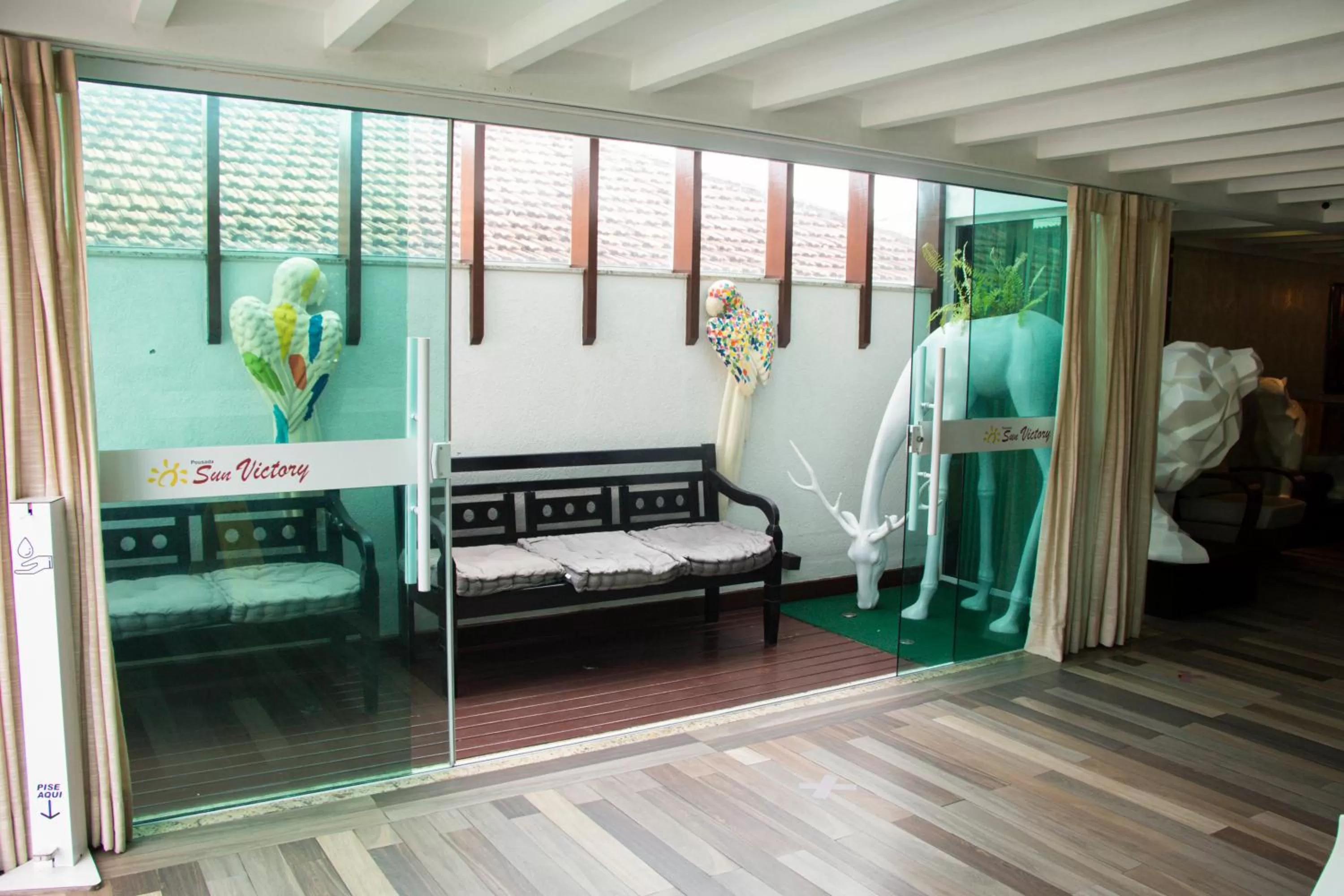 Lobby or reception in Pousada SUN Victory