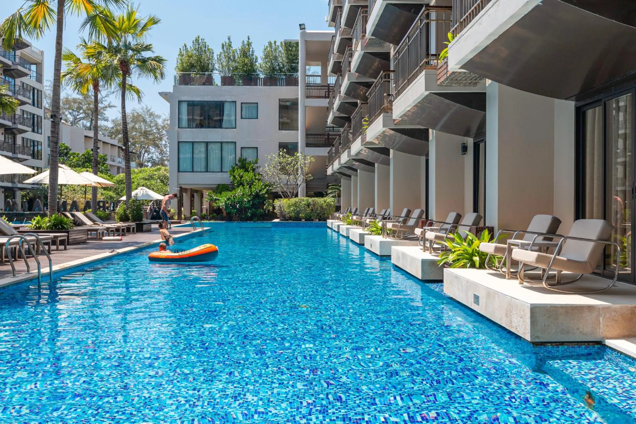 Swimming pool in Baan Laimai Beach Resort & Spa - SHA Extra Plus