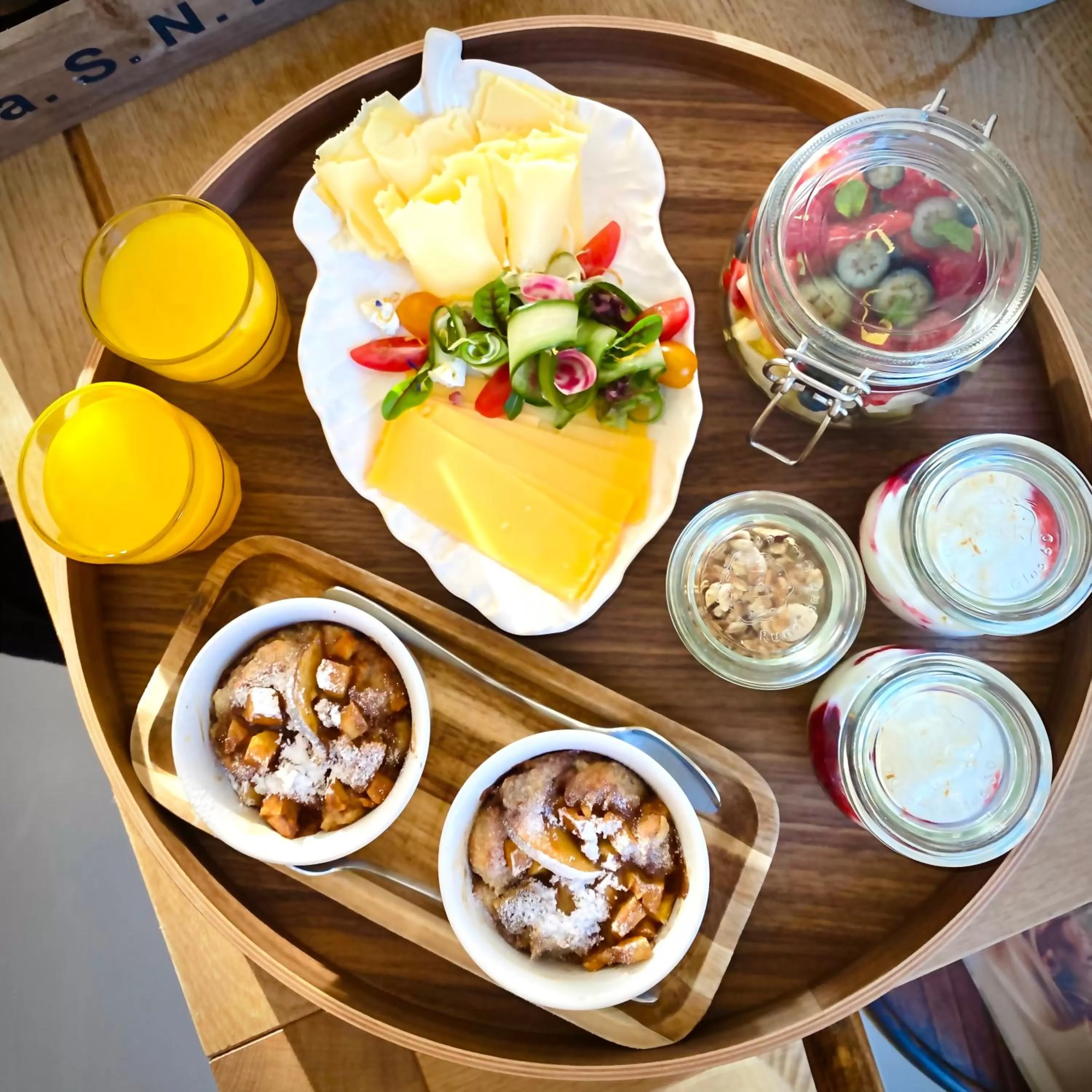 Food in Romantic Wellness BnB Noordwijk