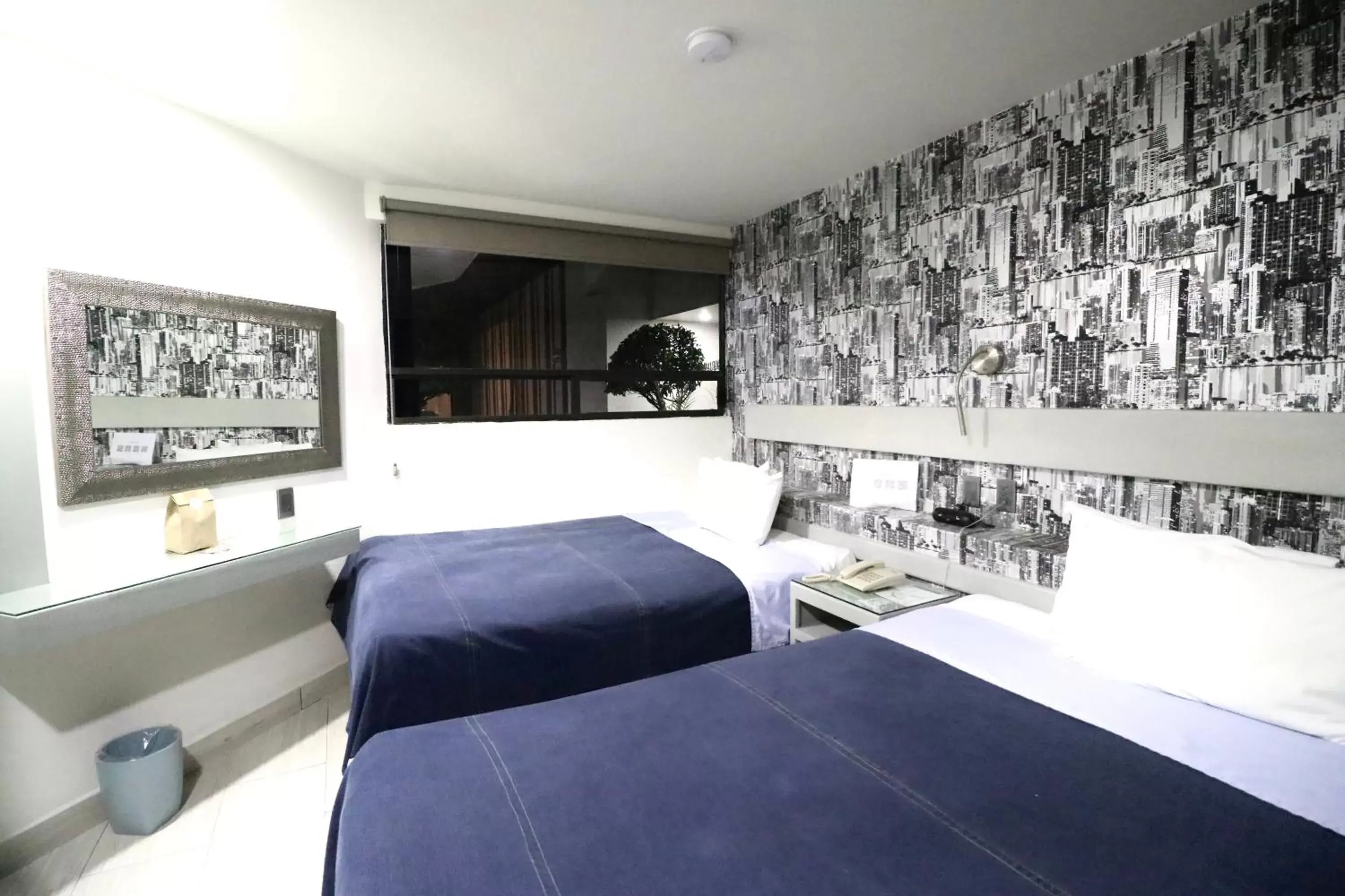 Standard Double Room with Two Double Beds in Hotel Posada Tulancingo Standard Double Room with Two Double Beds in Hotel Posada Tulancingo