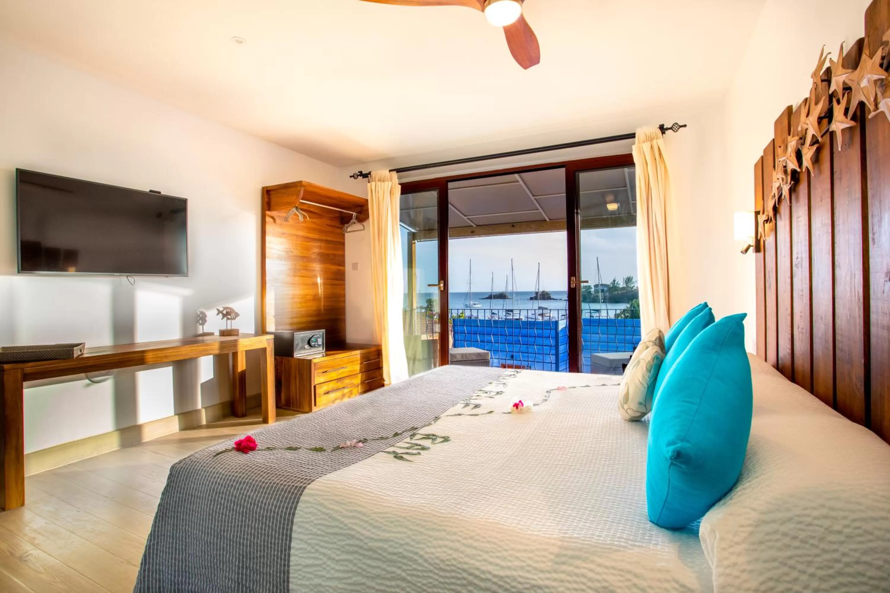 Bedroom, Bed in True Blue Bay Resort