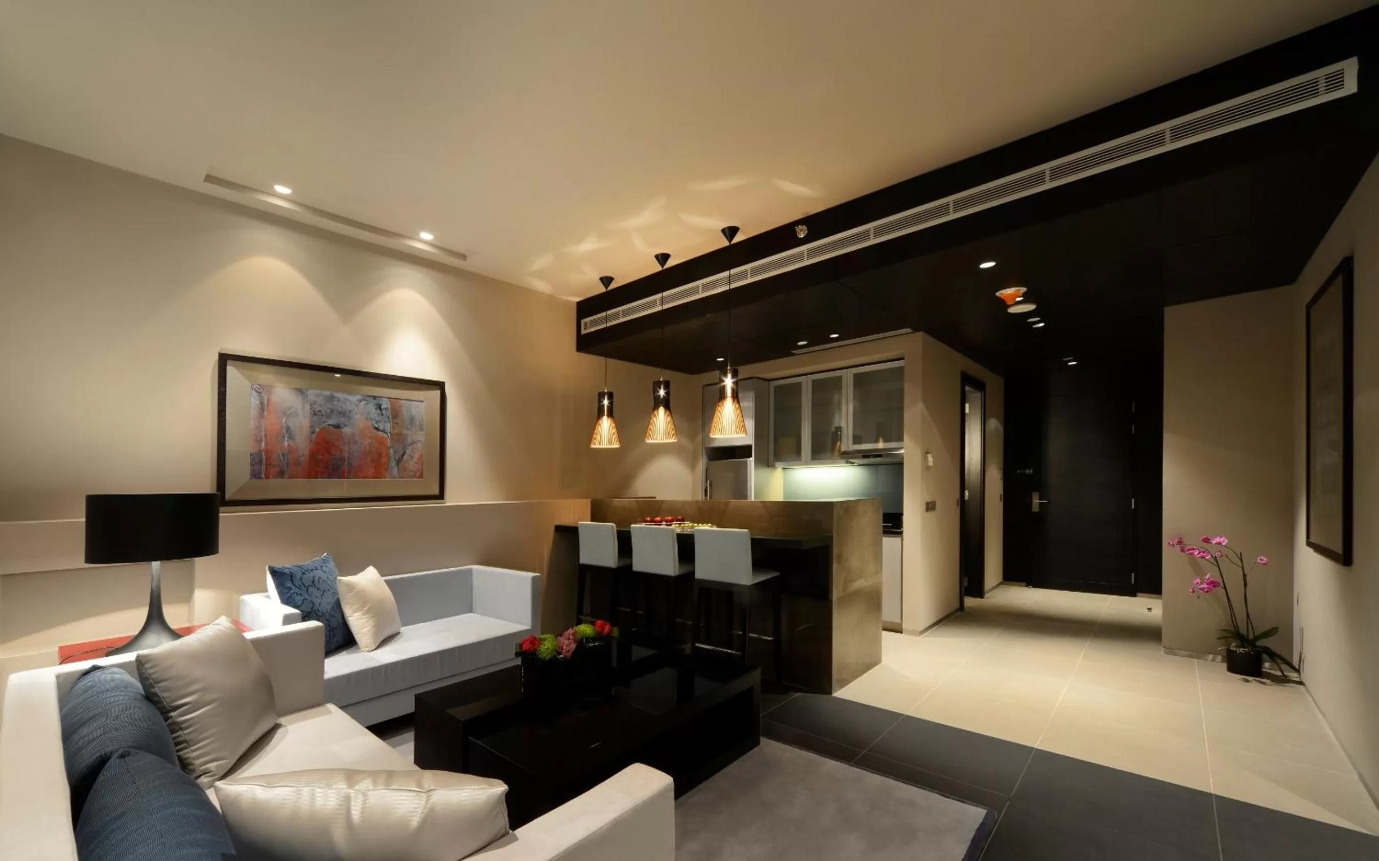 Living room in The Abdali Boulevard Hotel