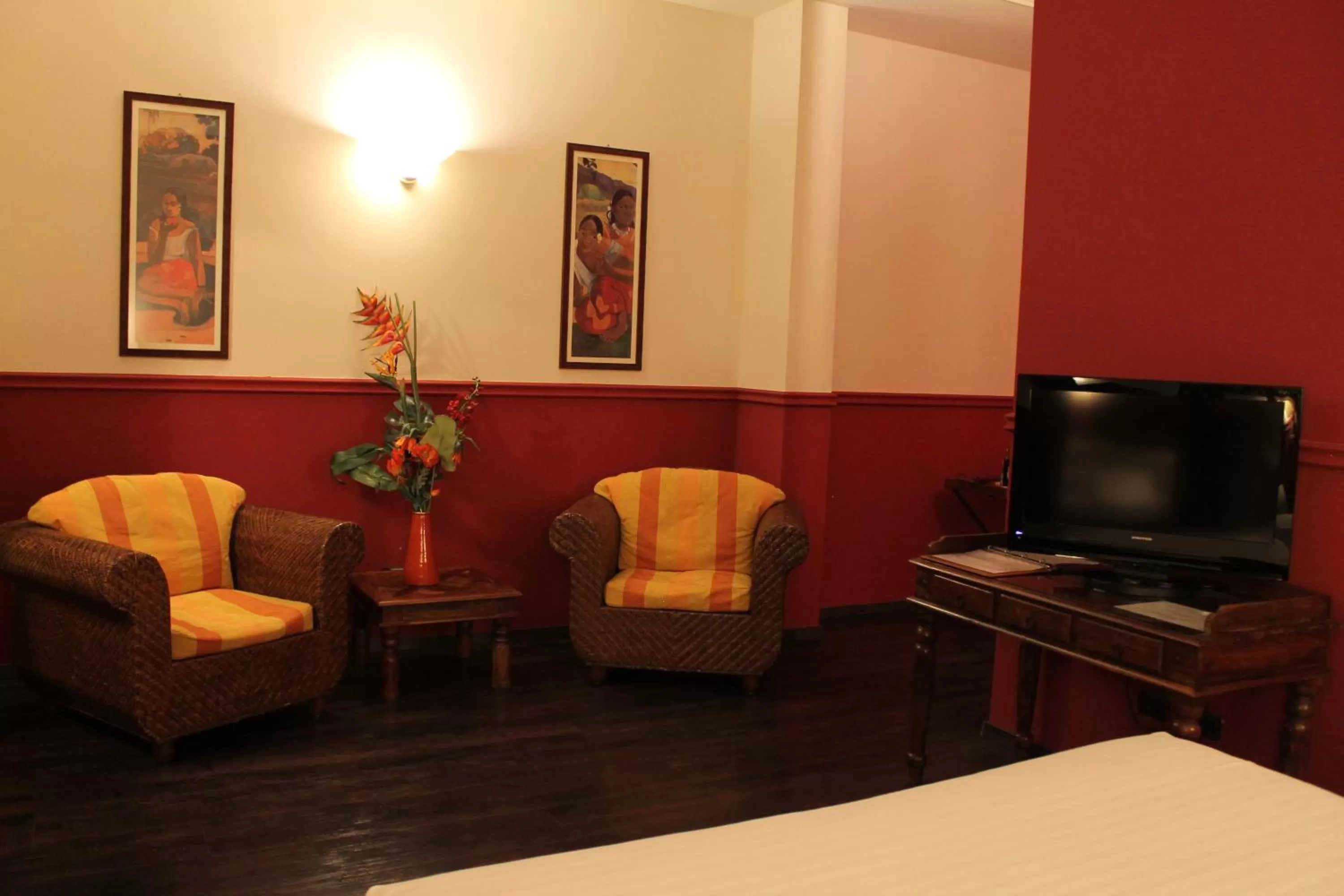 Decorative detail, Bed in Hotel Don Carlo