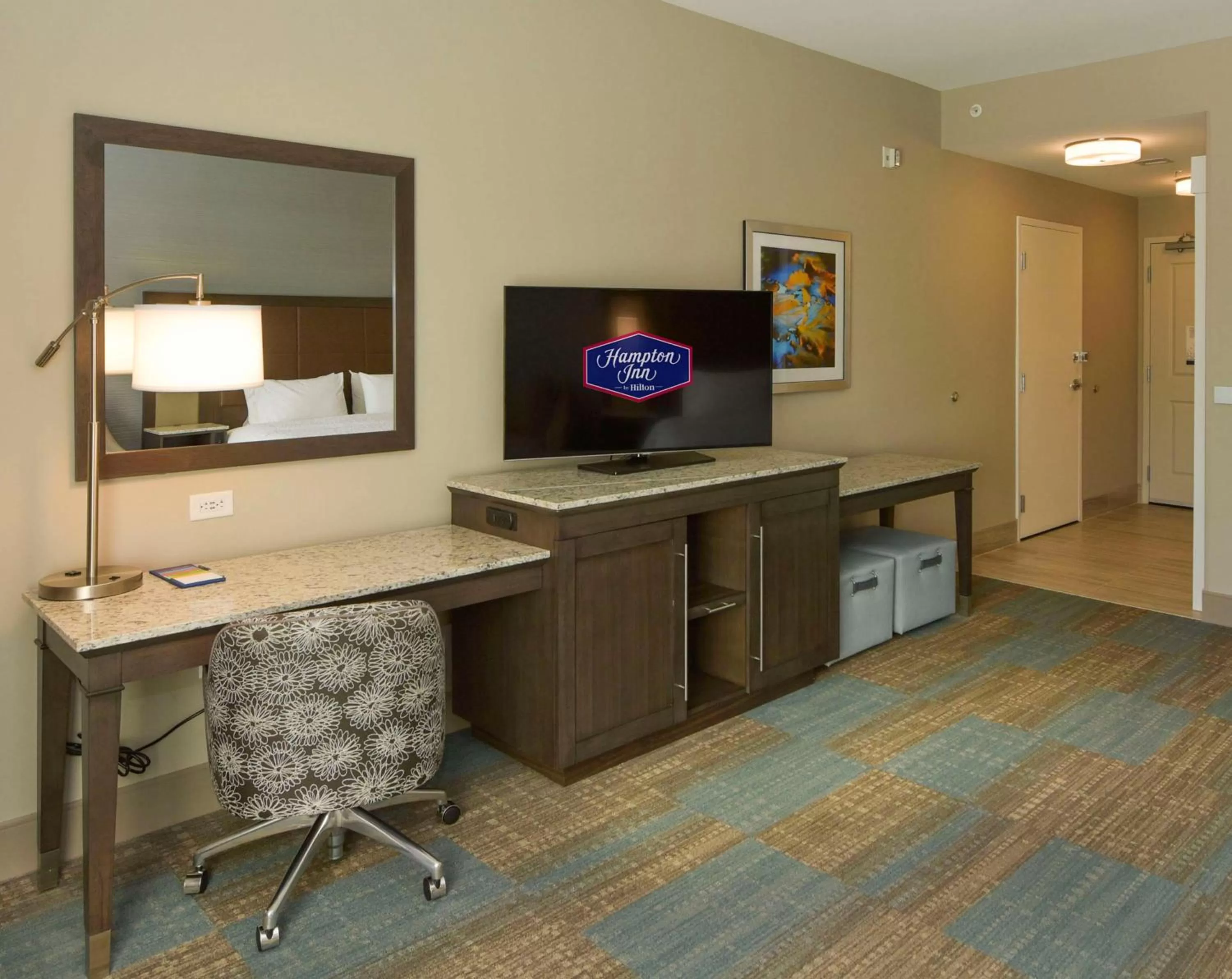 Queen Room with Two Queen Beds  - Hearing Accessible - Non-Smoking in Hampton Inn Lumberton, NC