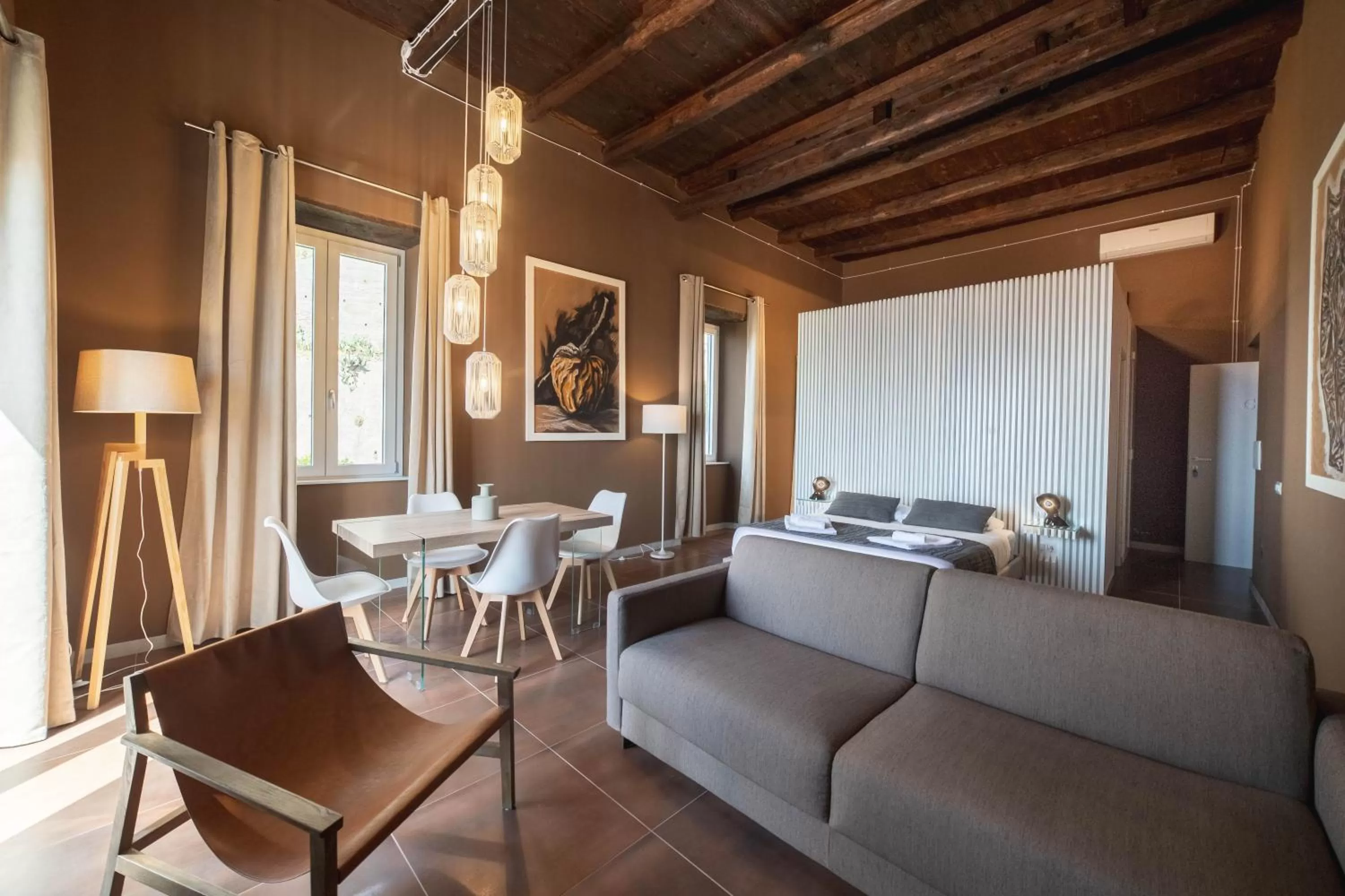 Seating area in Residenza Nausicaa - 50 meters from the beach