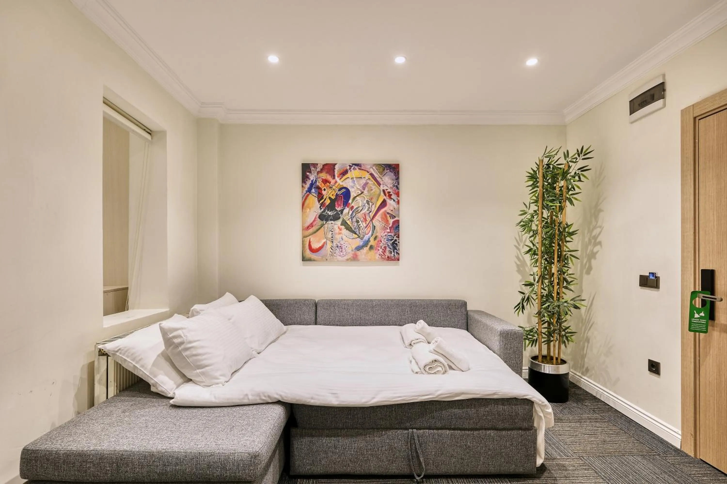 Bed in Hub Suite Istanbul