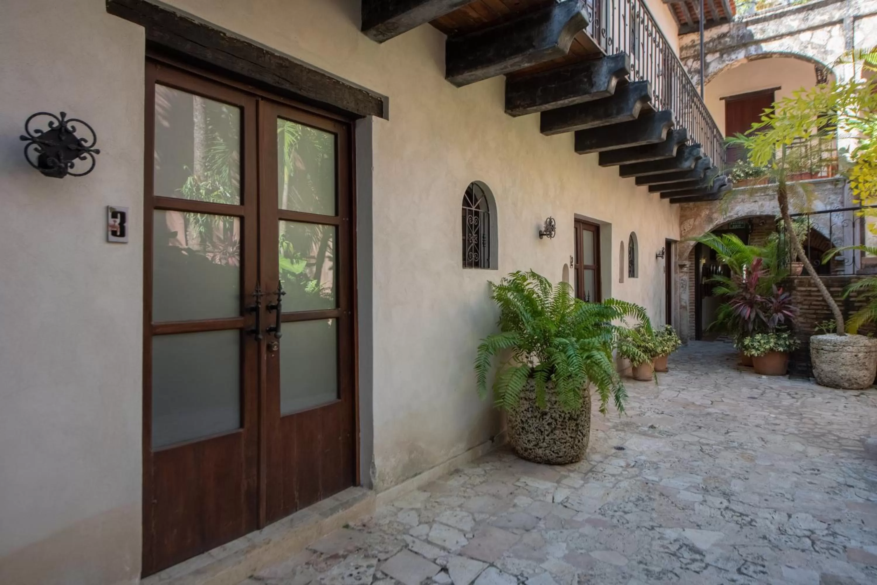 Patio in El Beaterio Casa Museo
