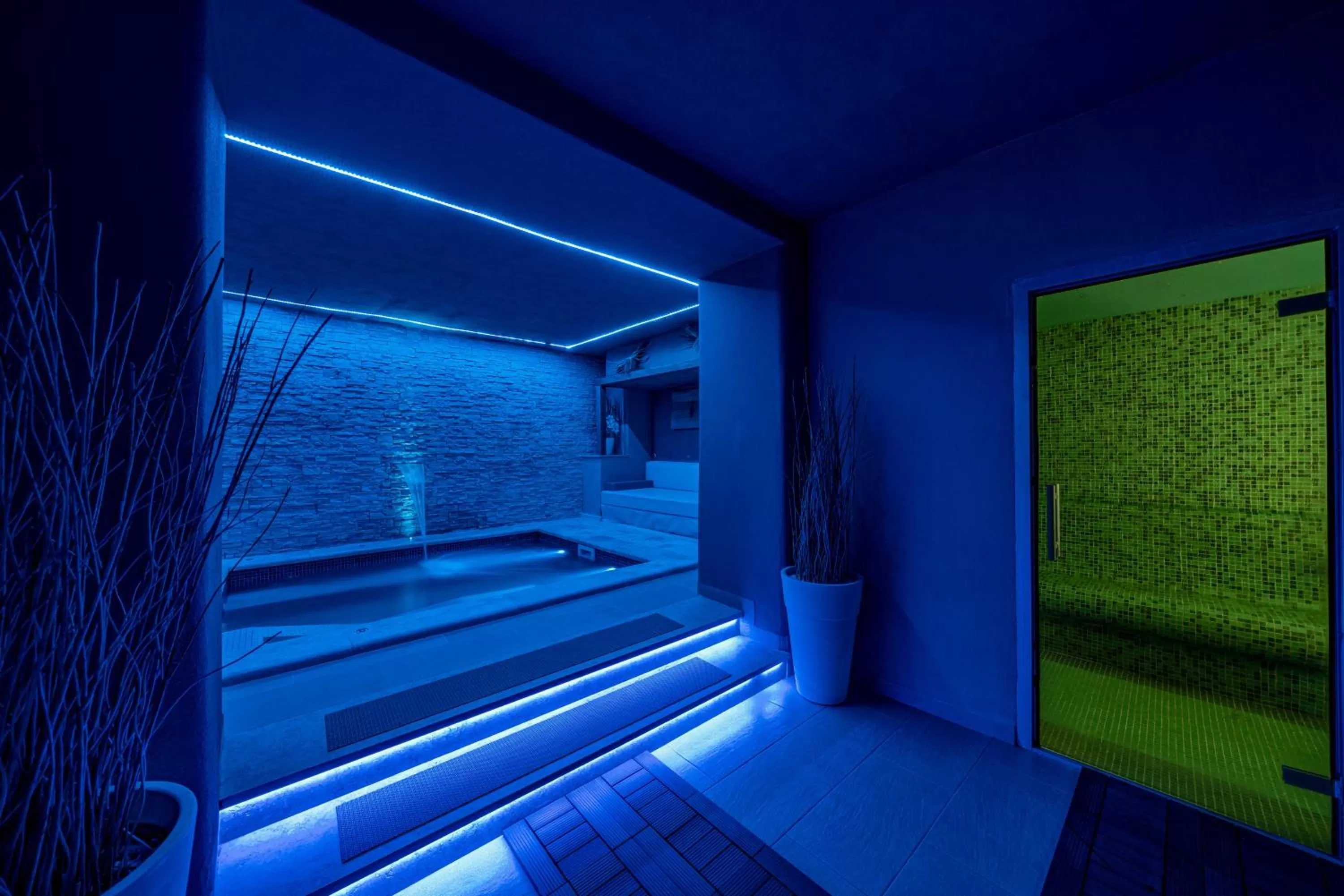 Steam room in Hotel Panorama