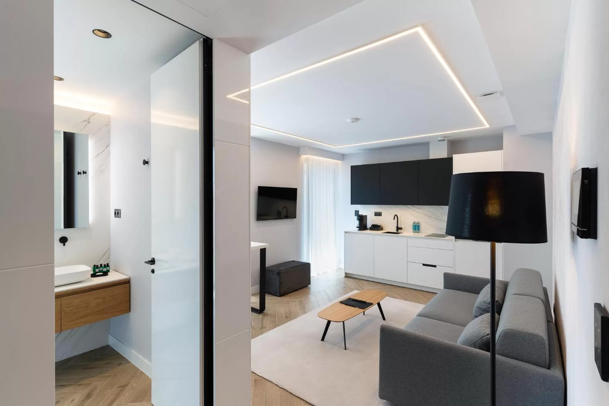 TV and multimedia, Seating Area in Mauro Suites