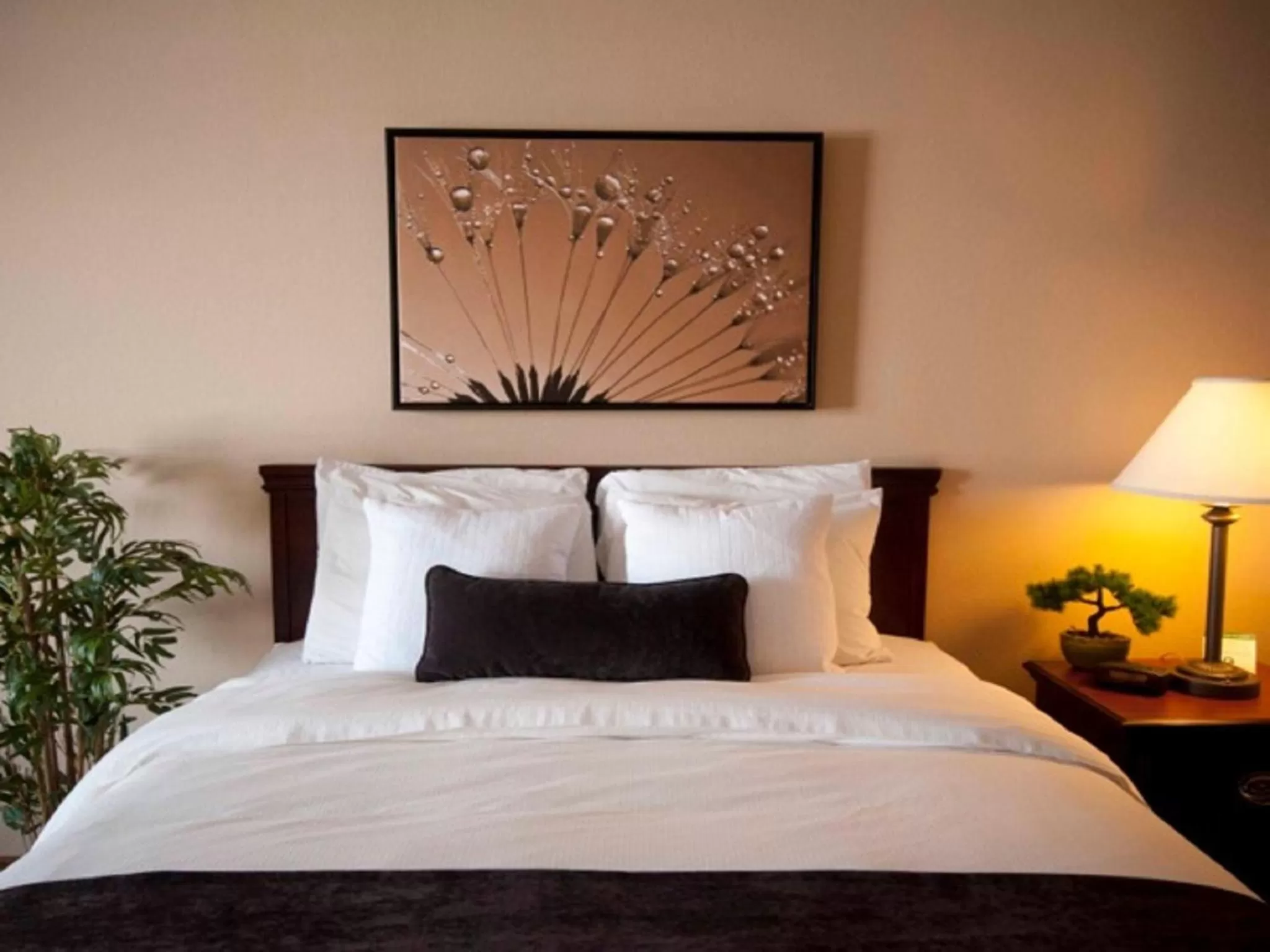 Bed in Town & Country Inn and Suites