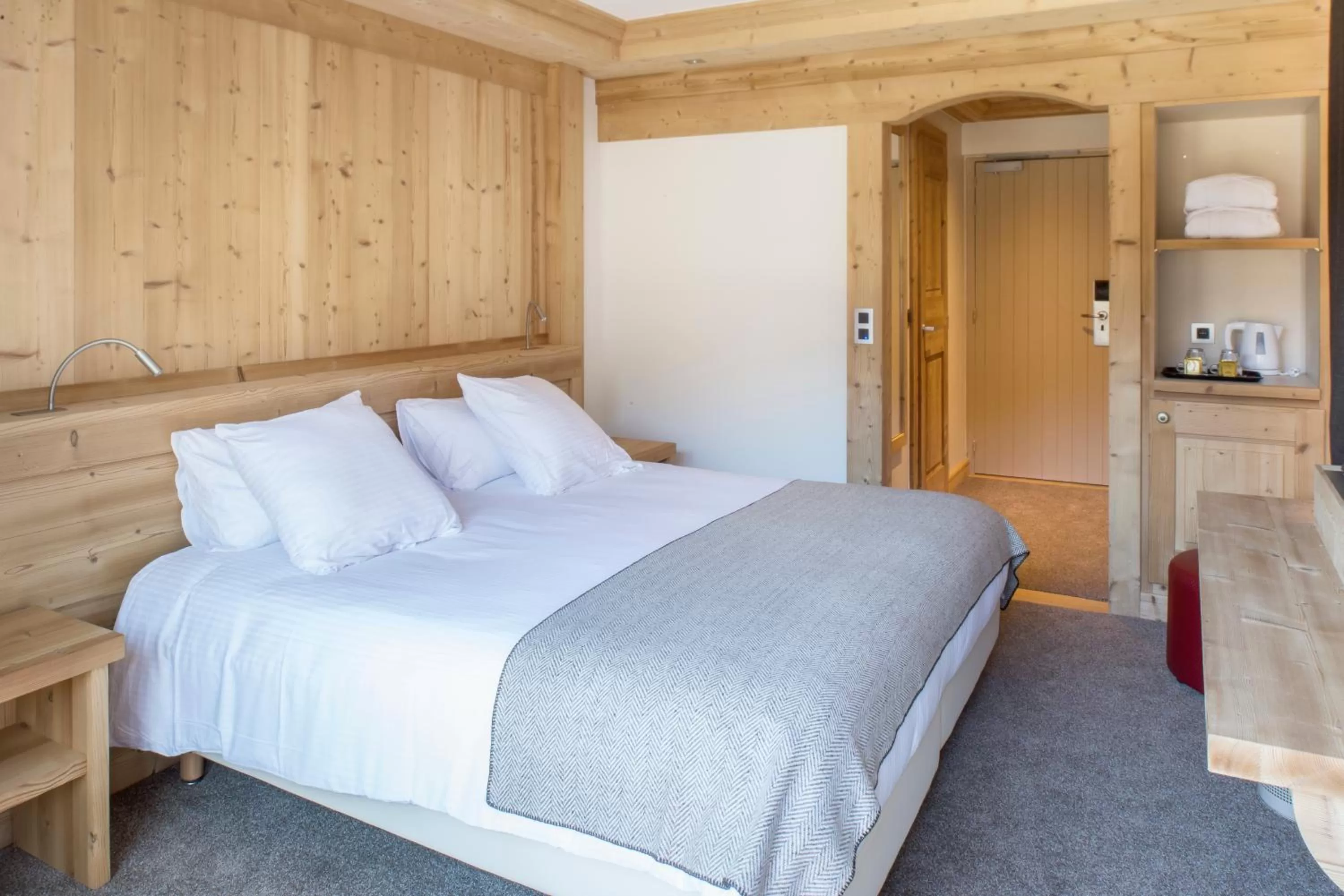 Bed in Hotel le Petit Dru