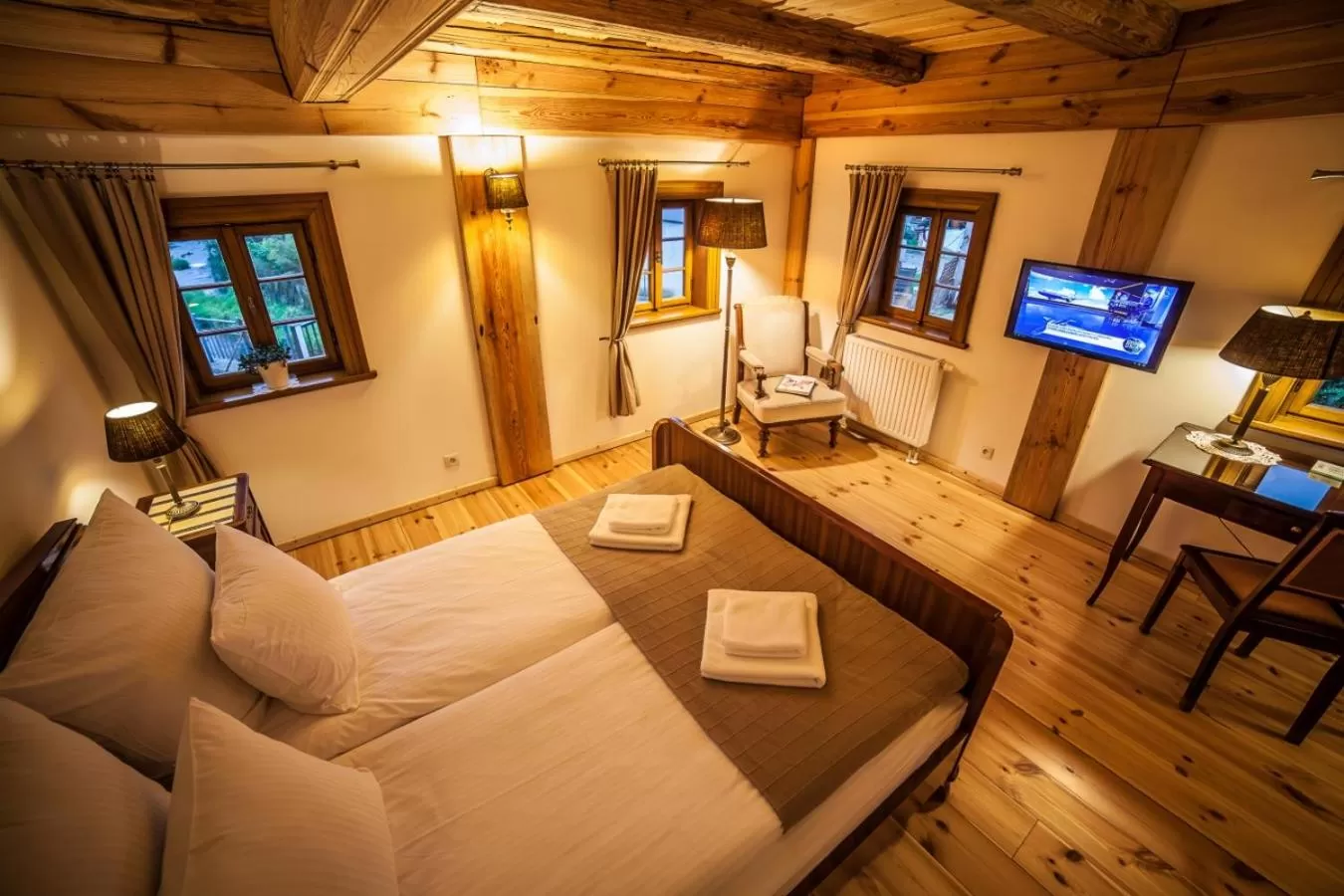 Bed in Pensjonat Dom Zegarmistrza