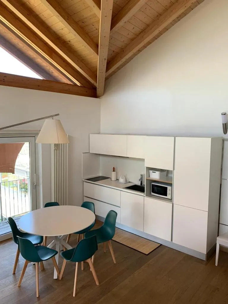 Kitchen or kitchenette in Hotel Isola Verde