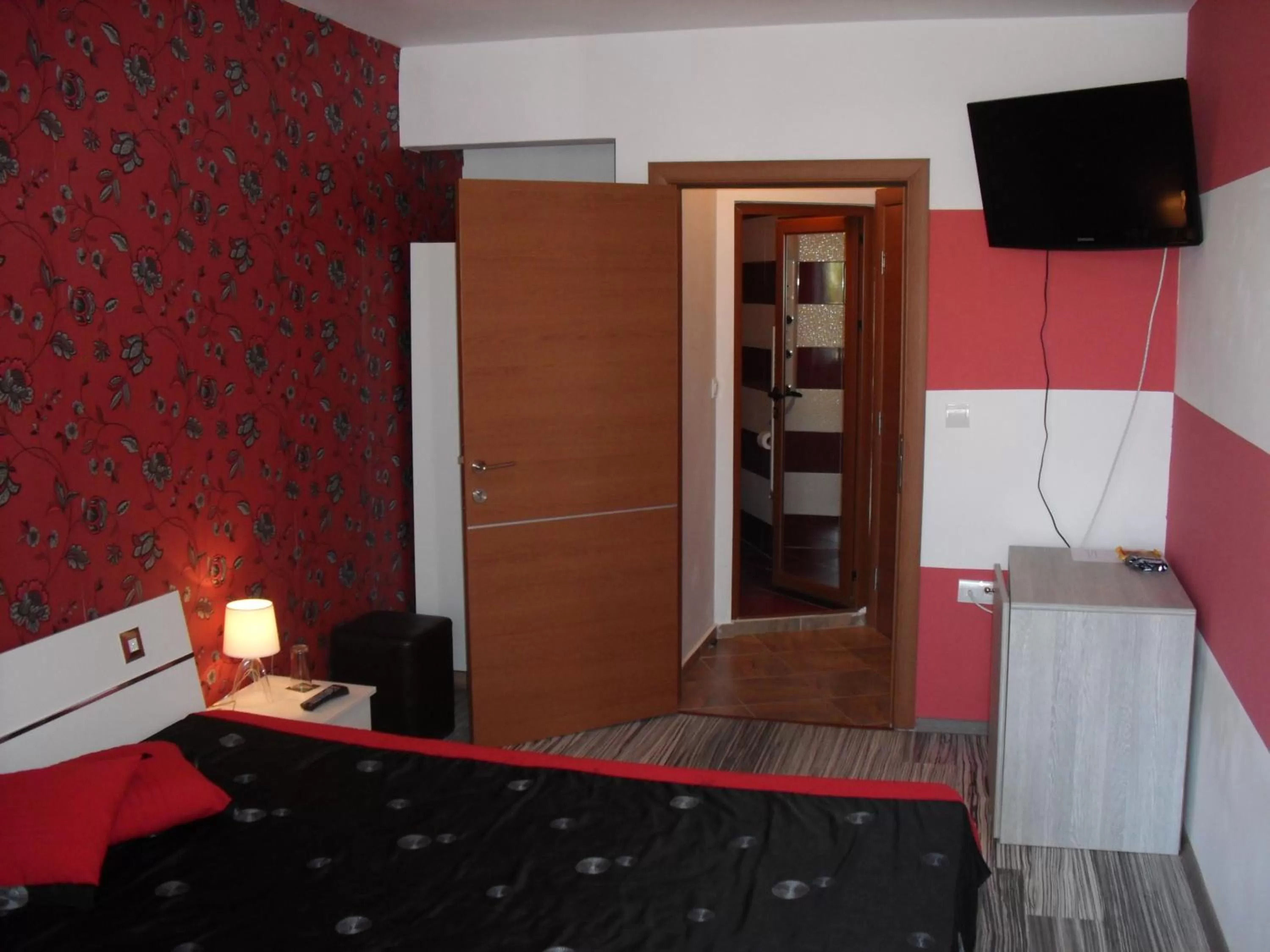 Bed in Family Hotel Malibu