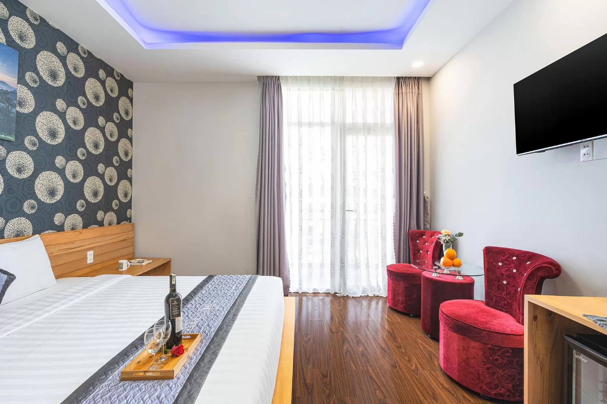 Bed in Dalat Wind Hotel