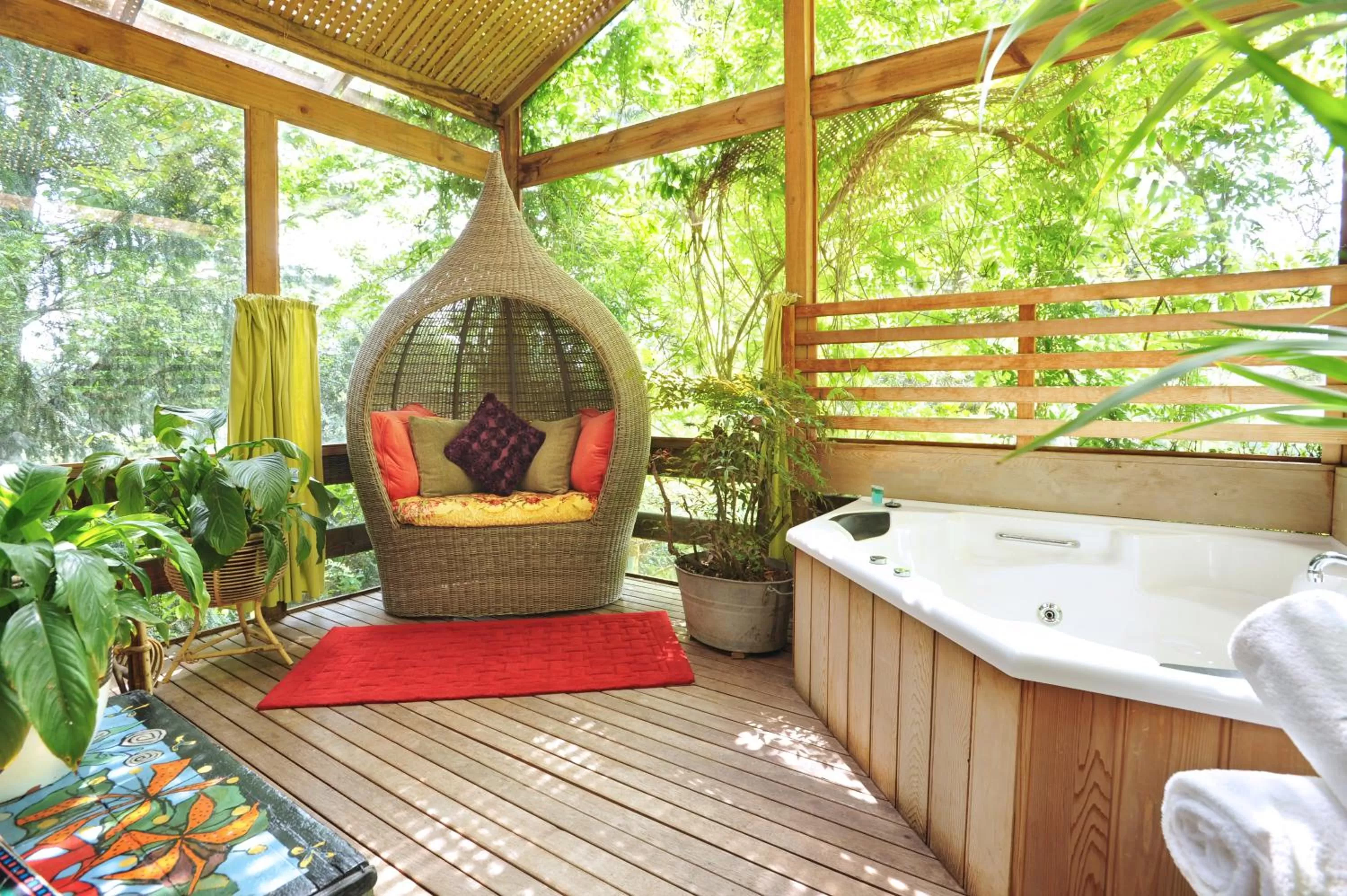 Balcony/Terrace in Arcadia Cottages