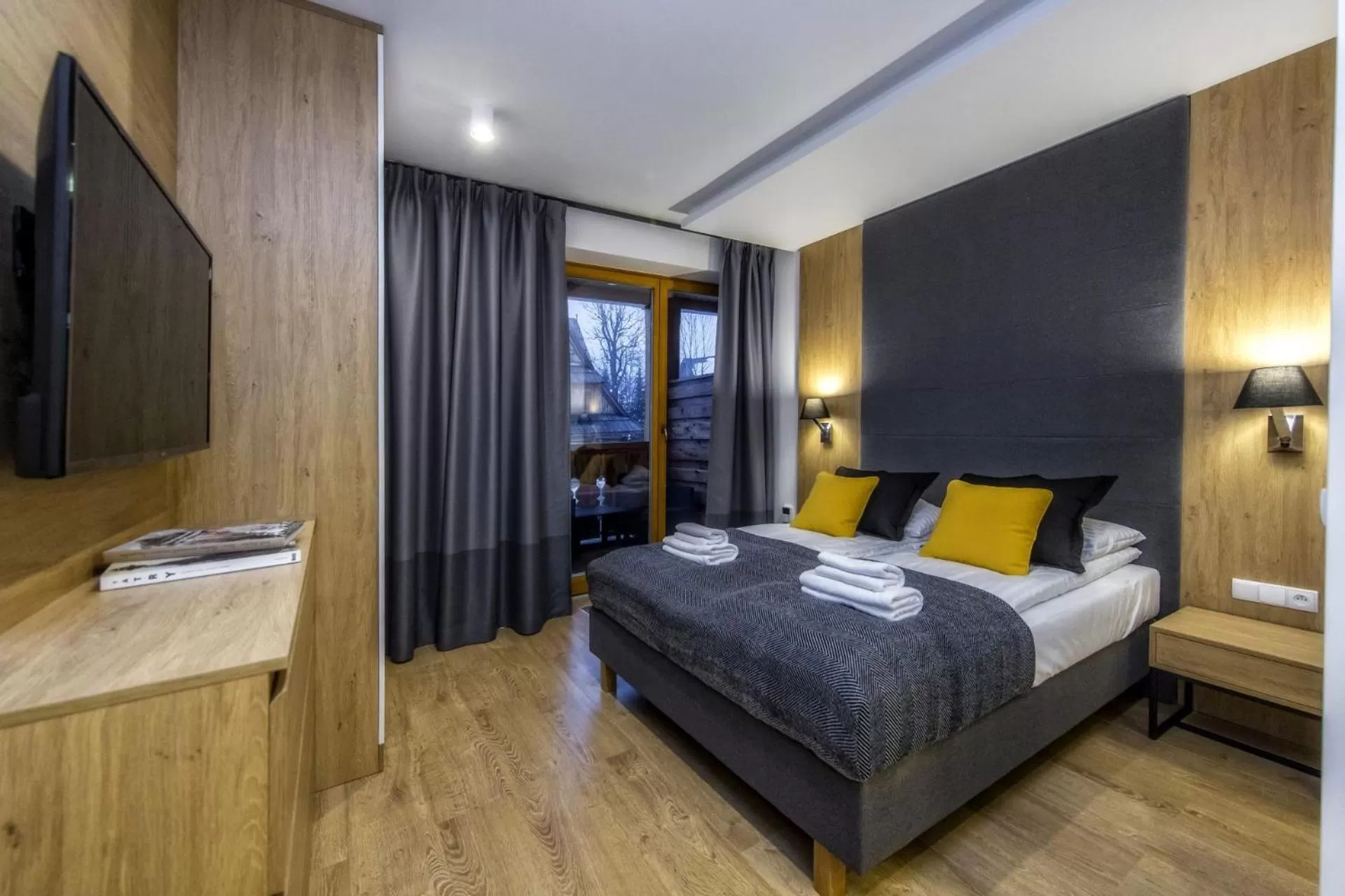 Bed in Aparthotel Giewont