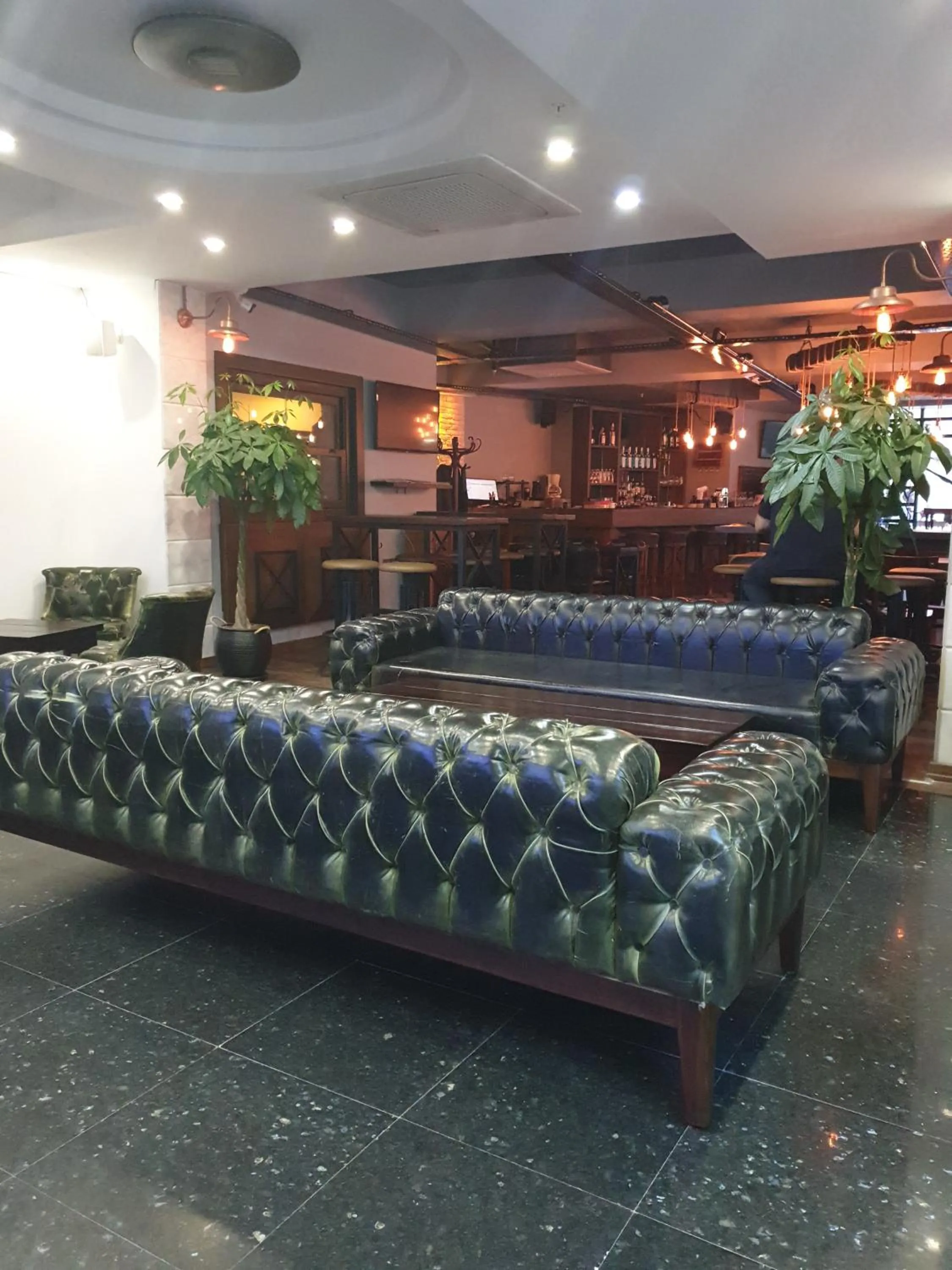 Seating area in Hotel Marla