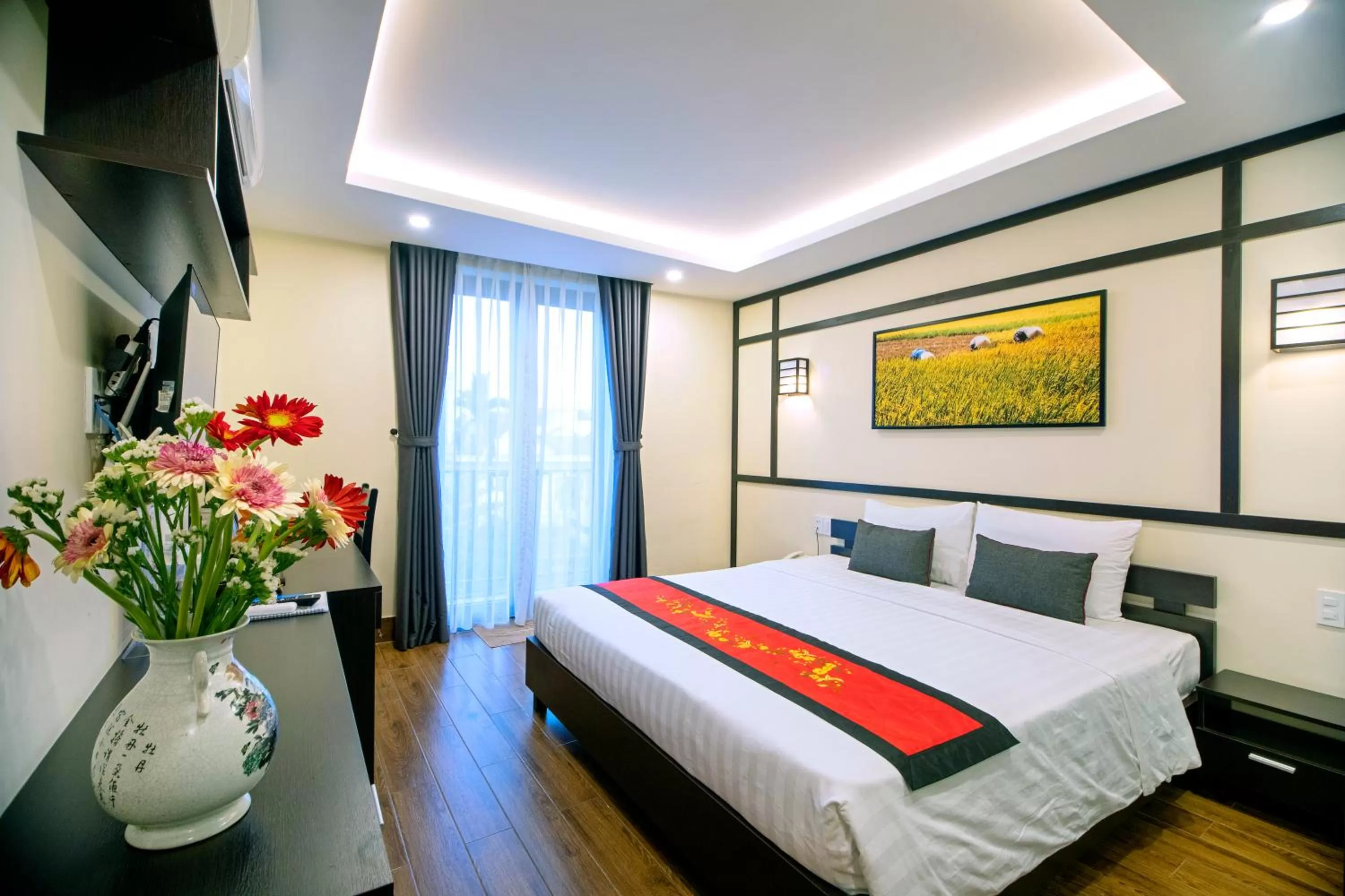 Bedroom, Bed in Hoi An Riverland Villa - Hoi An Center