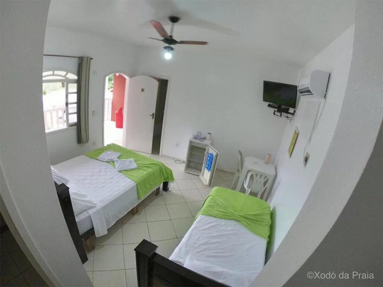 Bed in Pousada Xodó da Praia