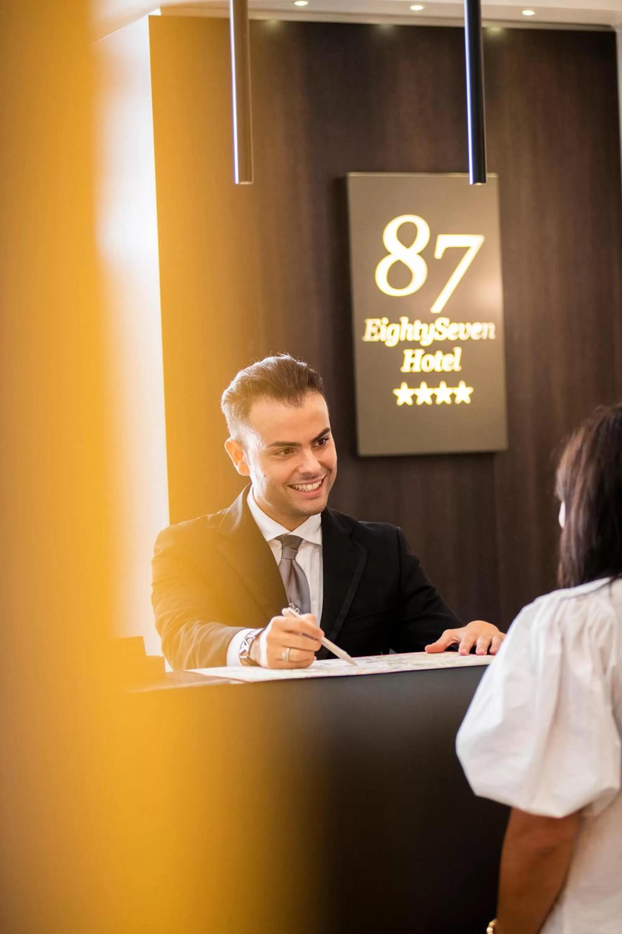 Lobby or reception in Hotel 87 eighty-seven - Maison d'Art Collection