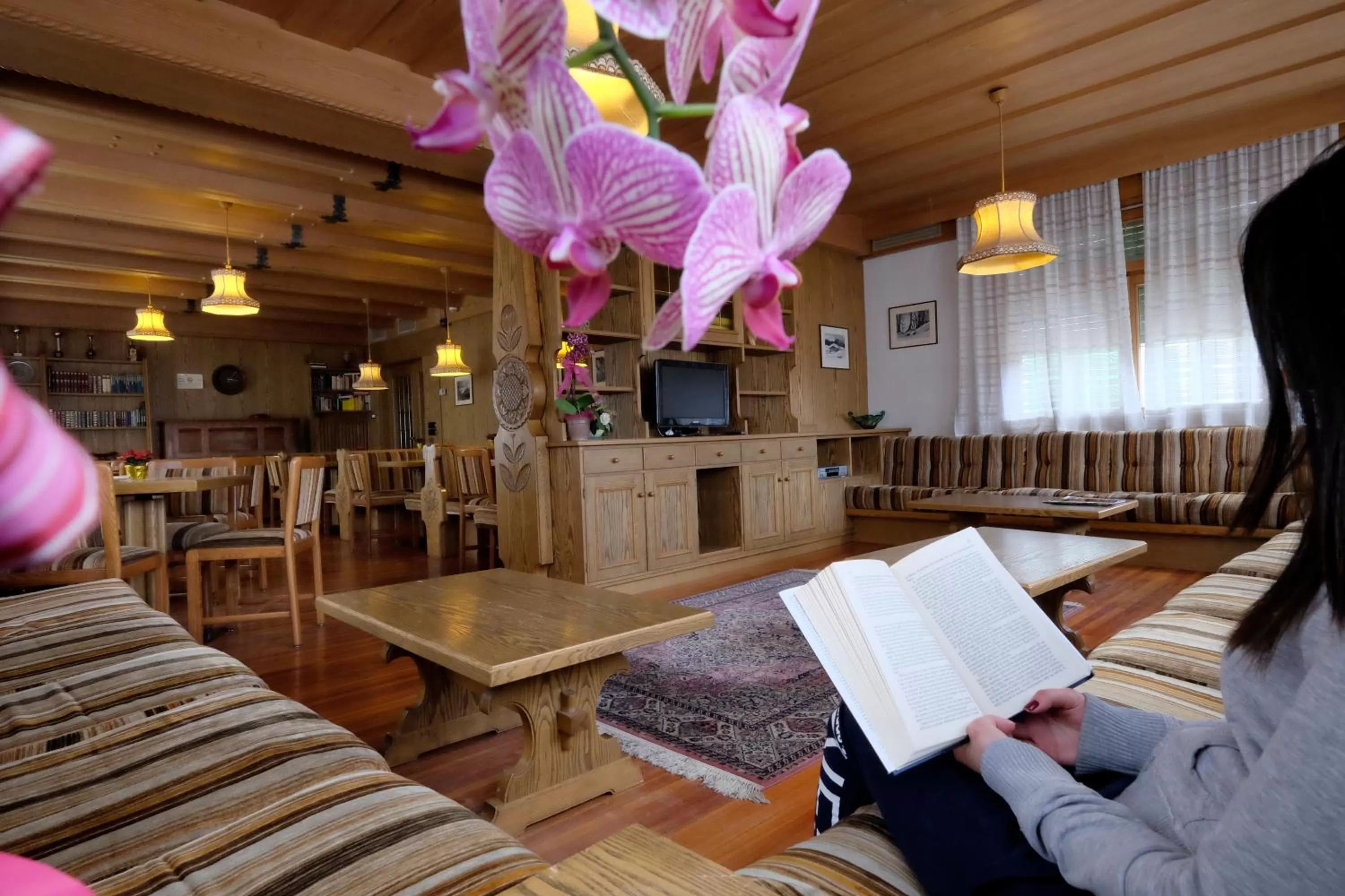 Lobby or reception in Albergo Antico
