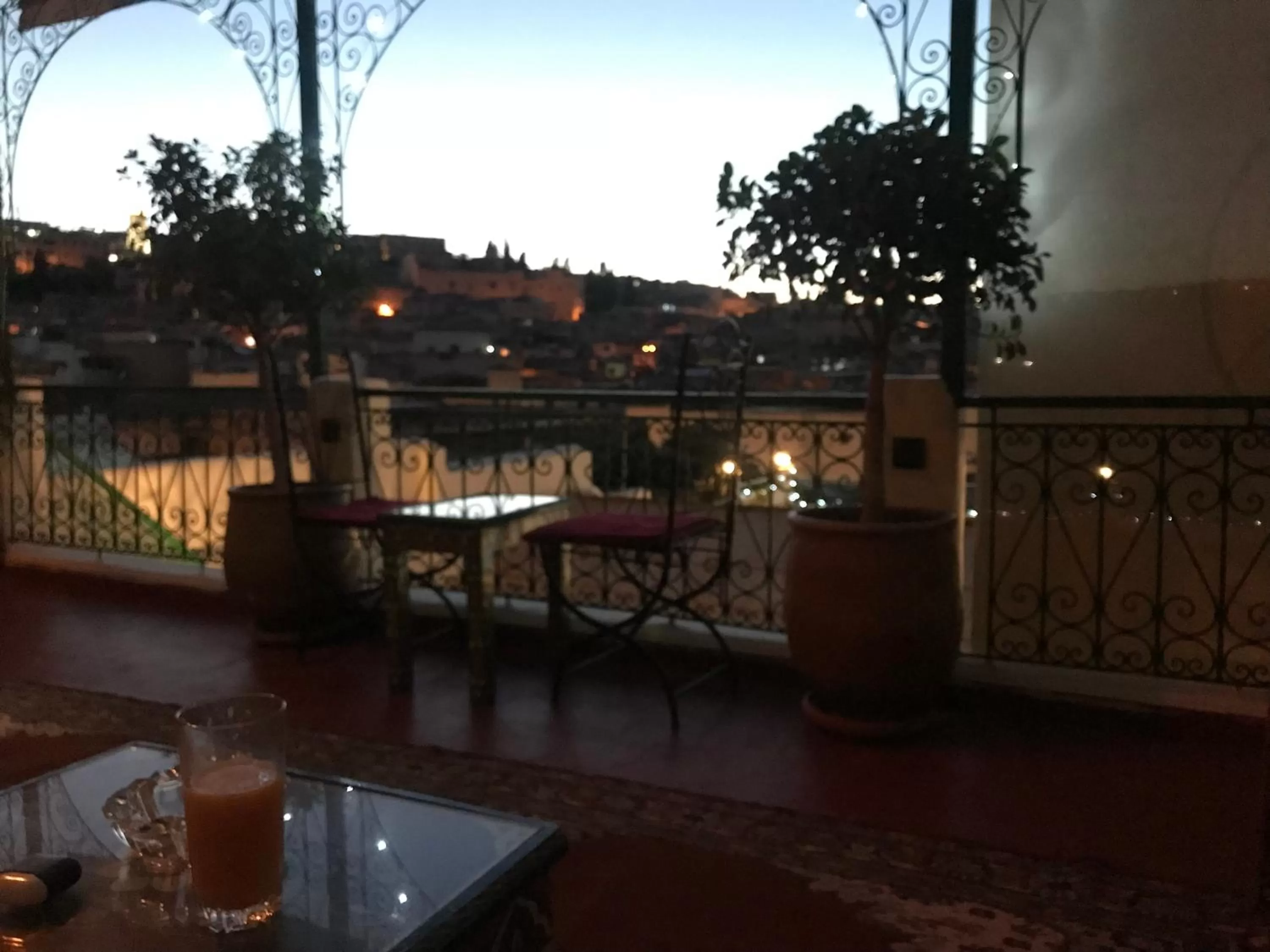 Balcony/Terrace in Riad Taj Salma