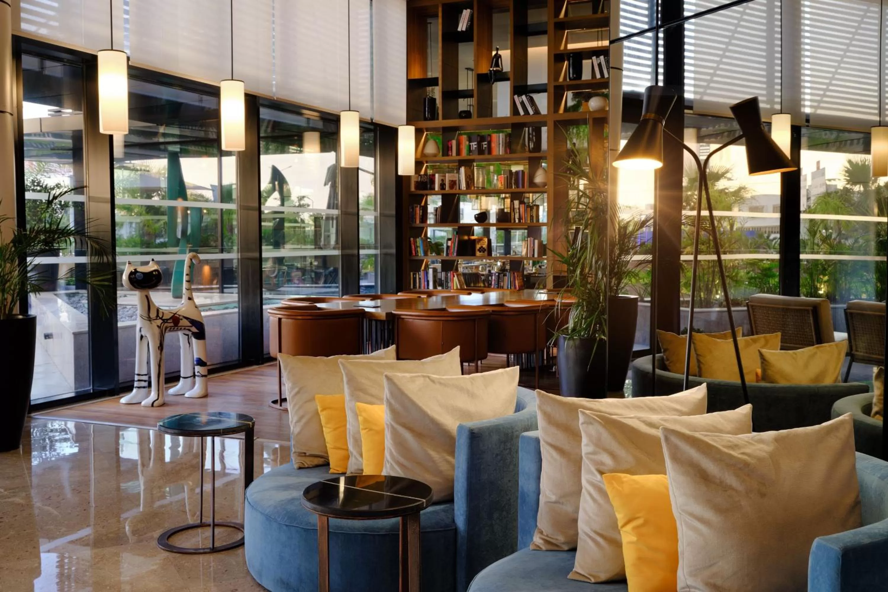 Lobby or reception in Tunis Marriott Hotel