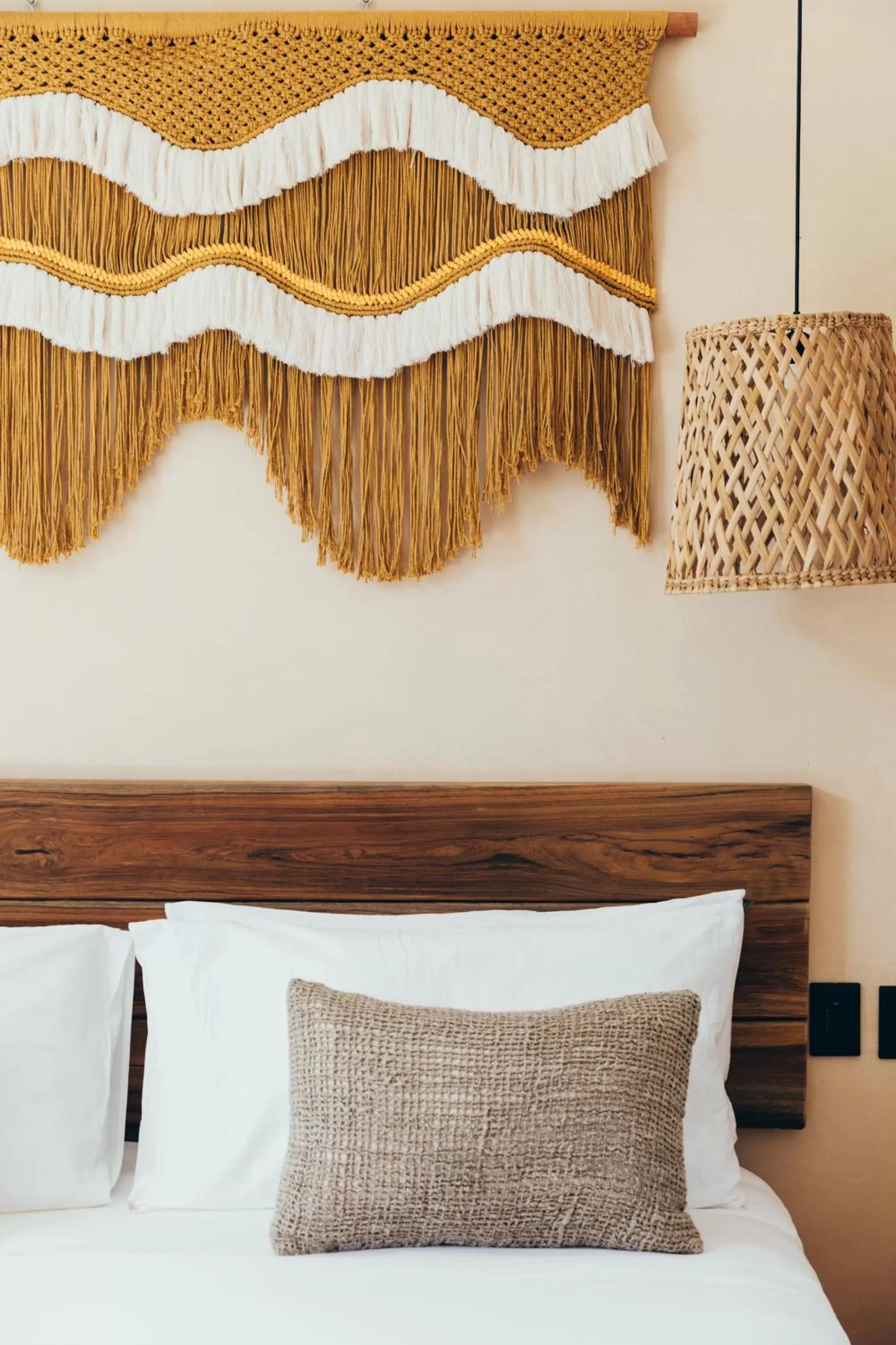 Bed in Cucu Hotel El Cuyo