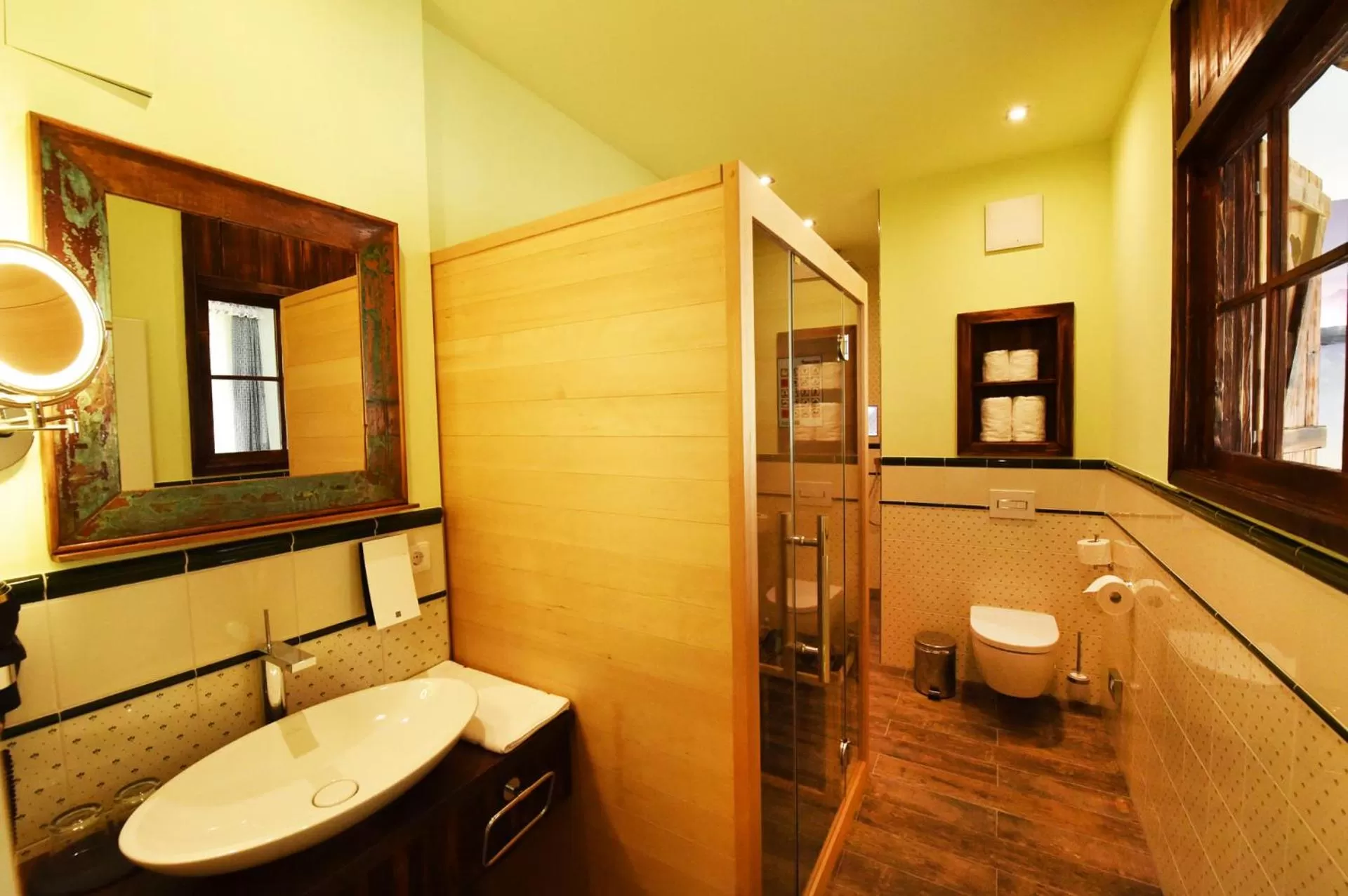 Sauna in MOMENTS Boutique Hotel