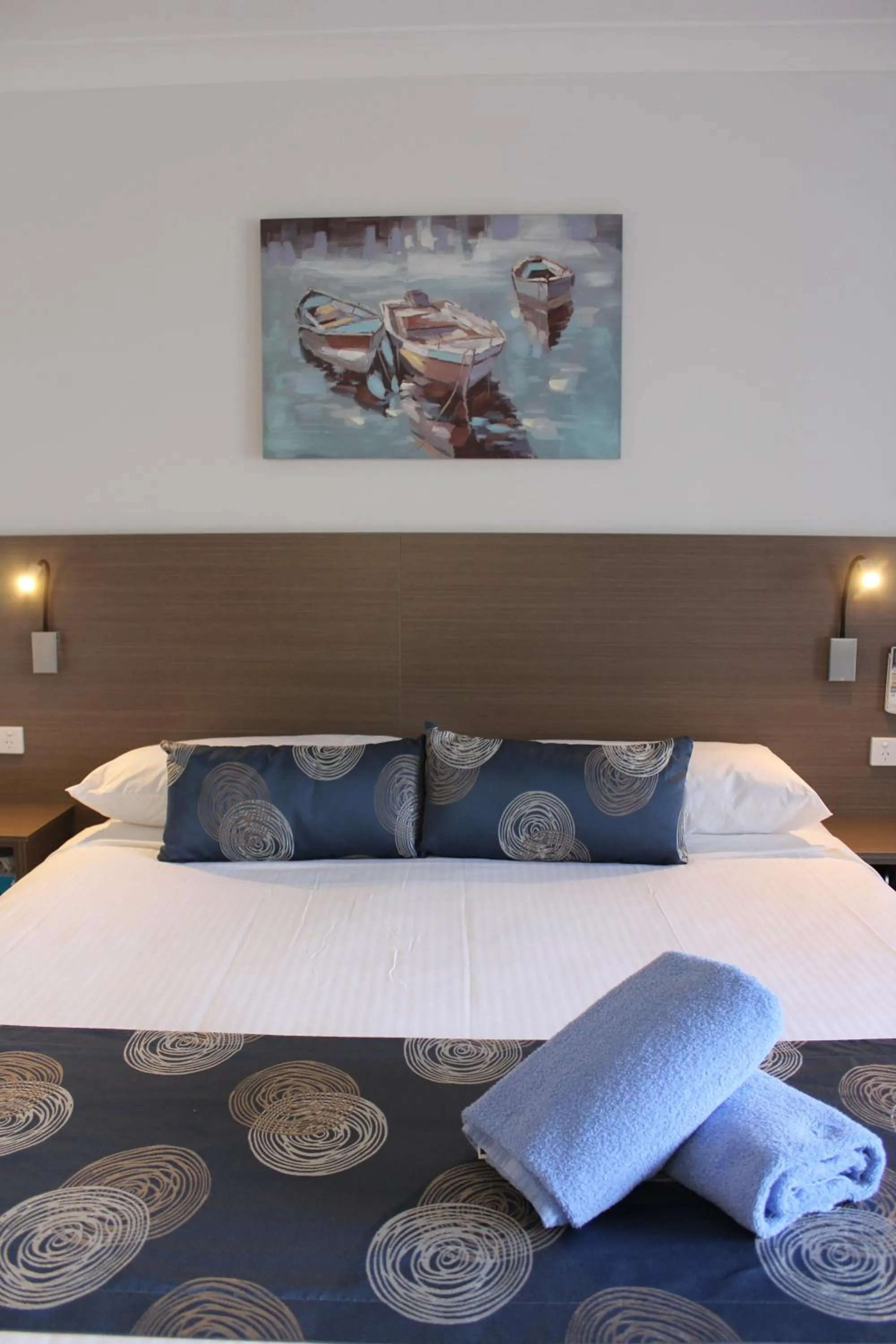 Bed in Aston Motel Yamba