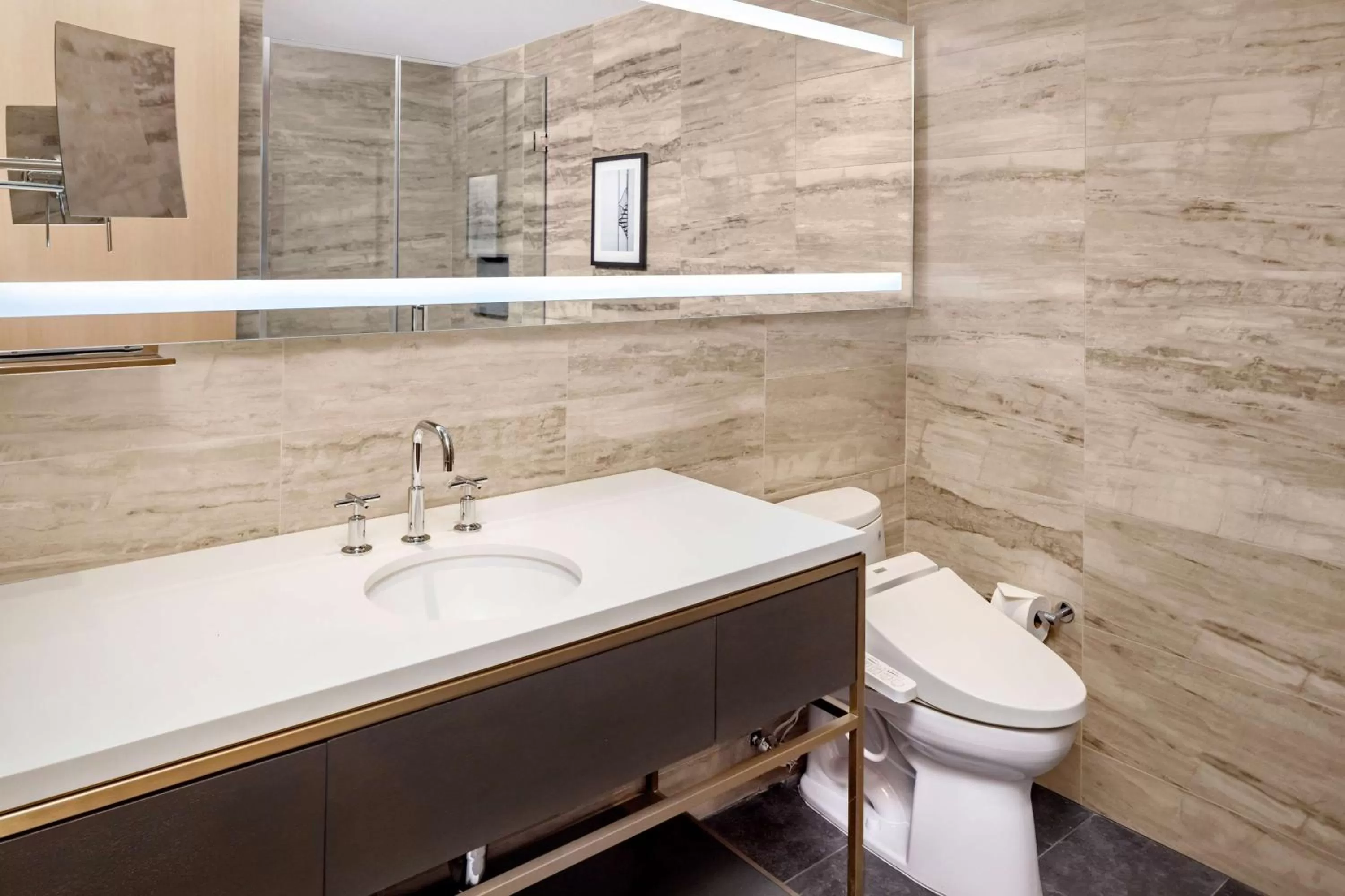 Toilet in Hilton Club The Central at 5th New York