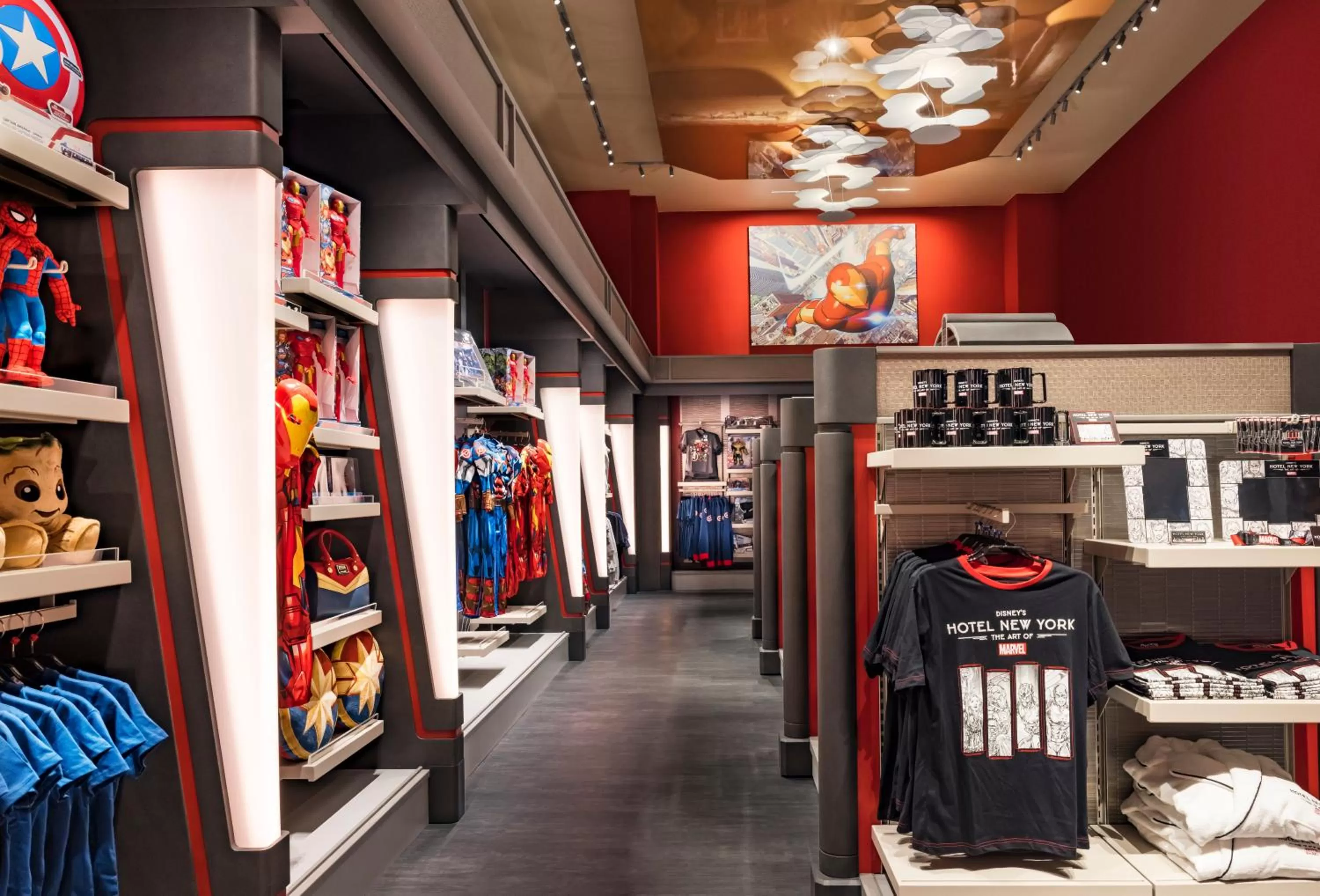 Shopping Area in Disney Hotel New York - The Art of Marvel