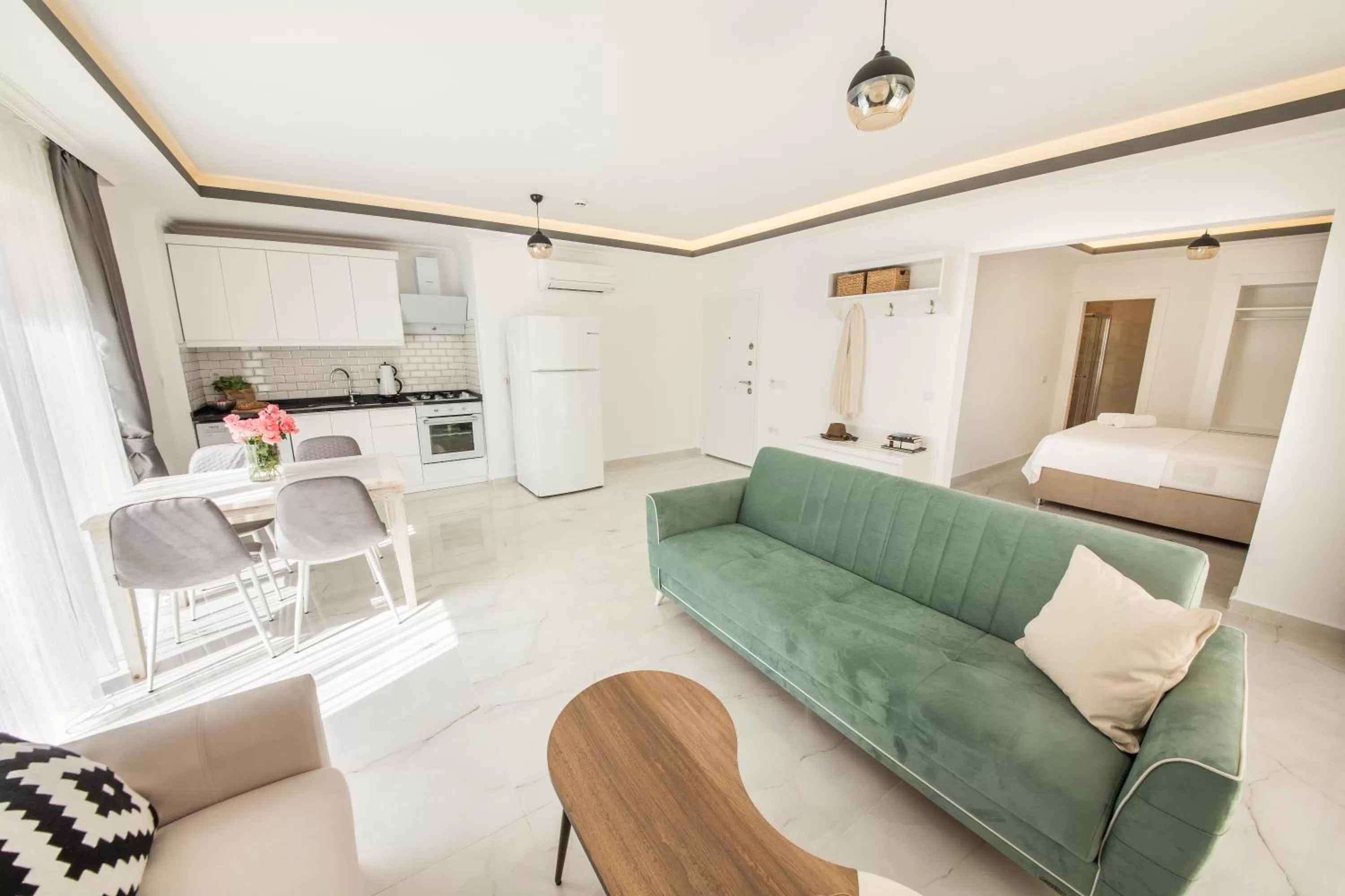 Bed in Cedrus Suites