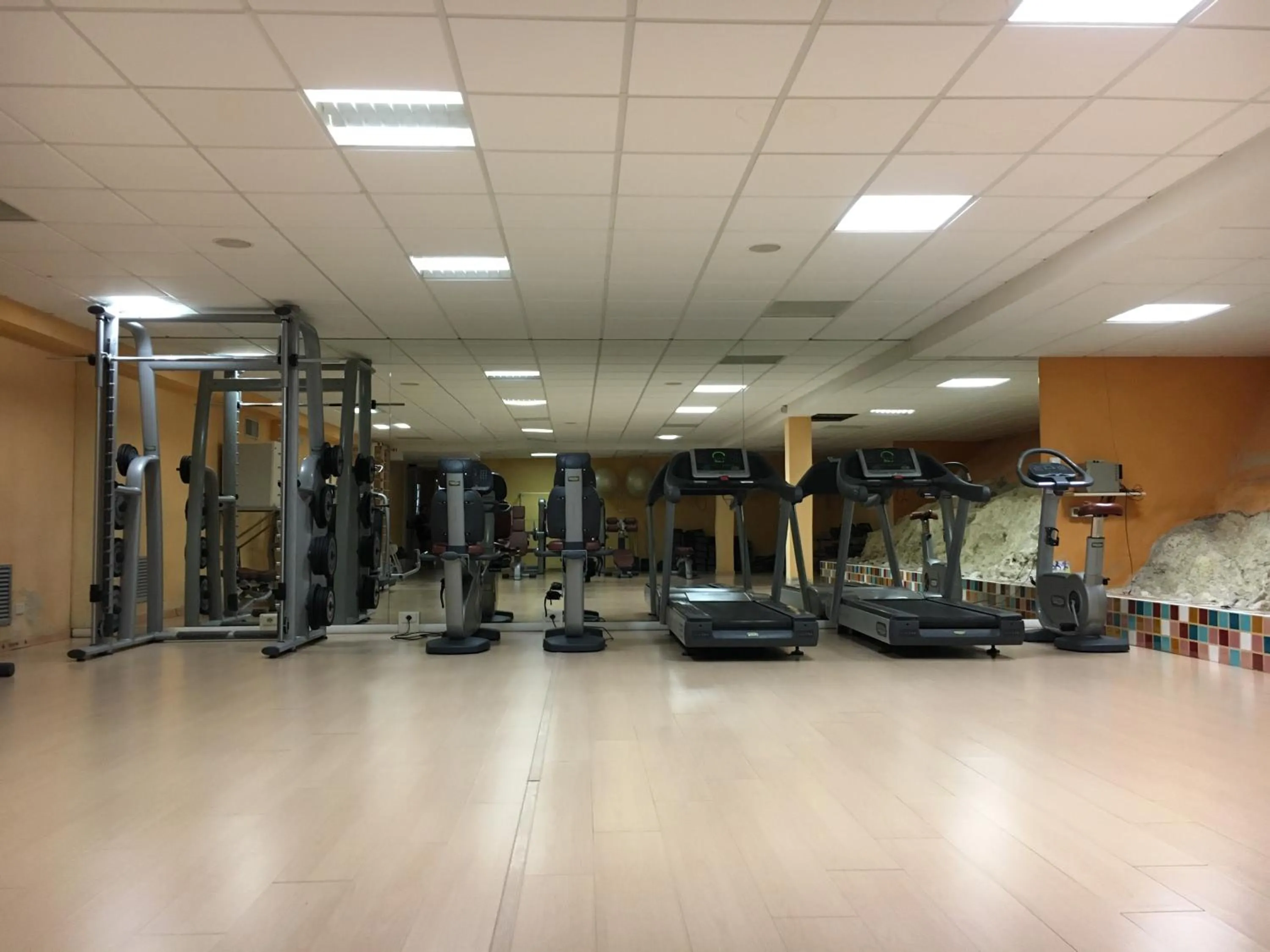 Fitness centre/facilities in Park Hotel Villa Potenziani