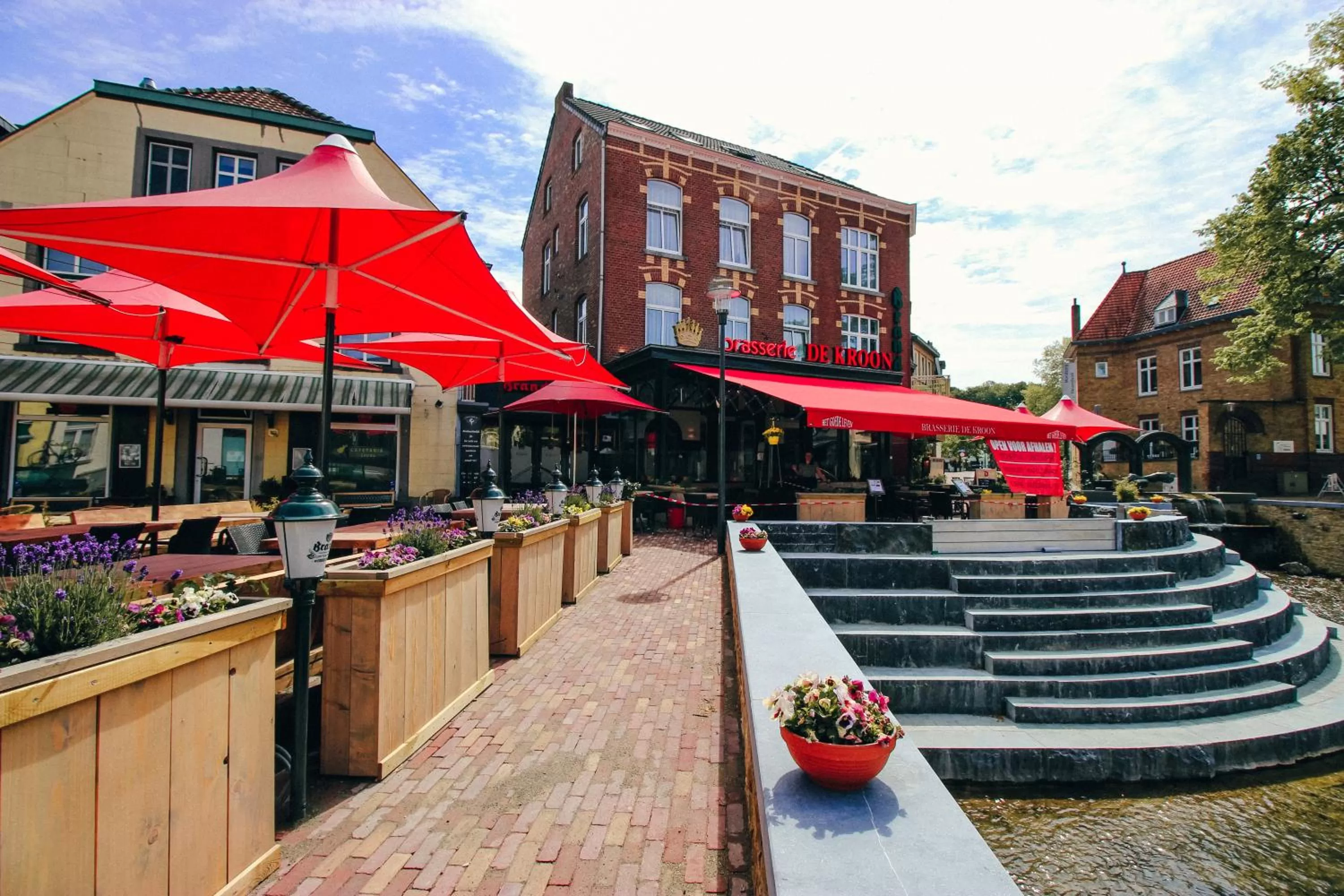 Balcony/Terrace in Hotel Brasserie de Kroon