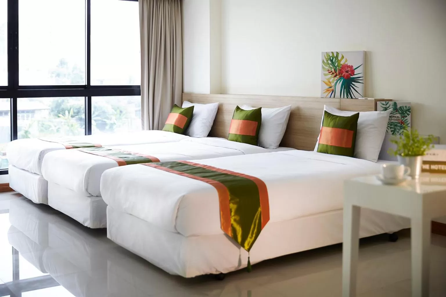 Bed in The Plimplace Hotel