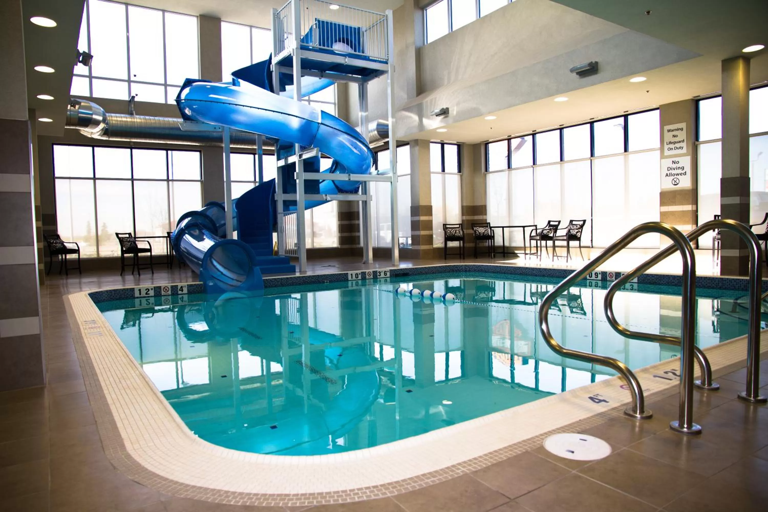 Swimming pool in Holiday Inn Hotel & Suites Red Deer by IHG