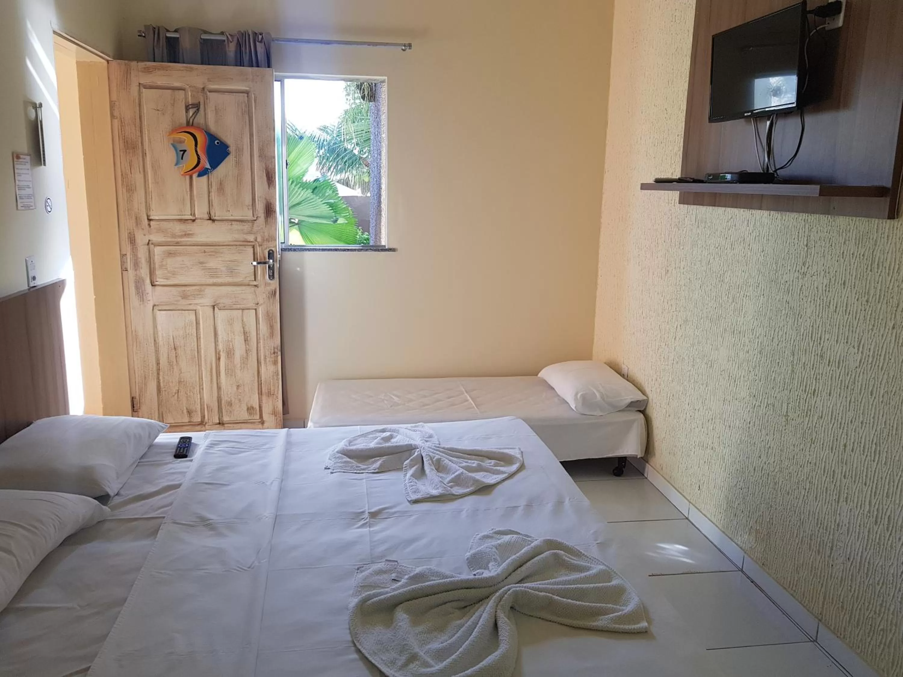 Bed in Pousada Recanto do Sal