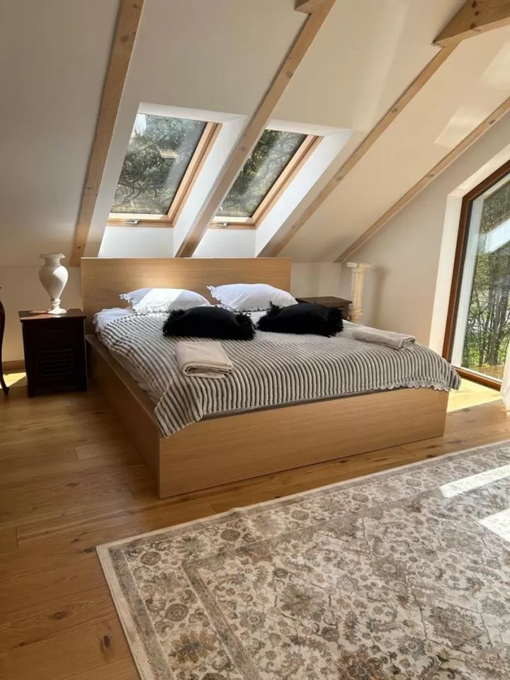 Bed in Leśna Residence & SPA