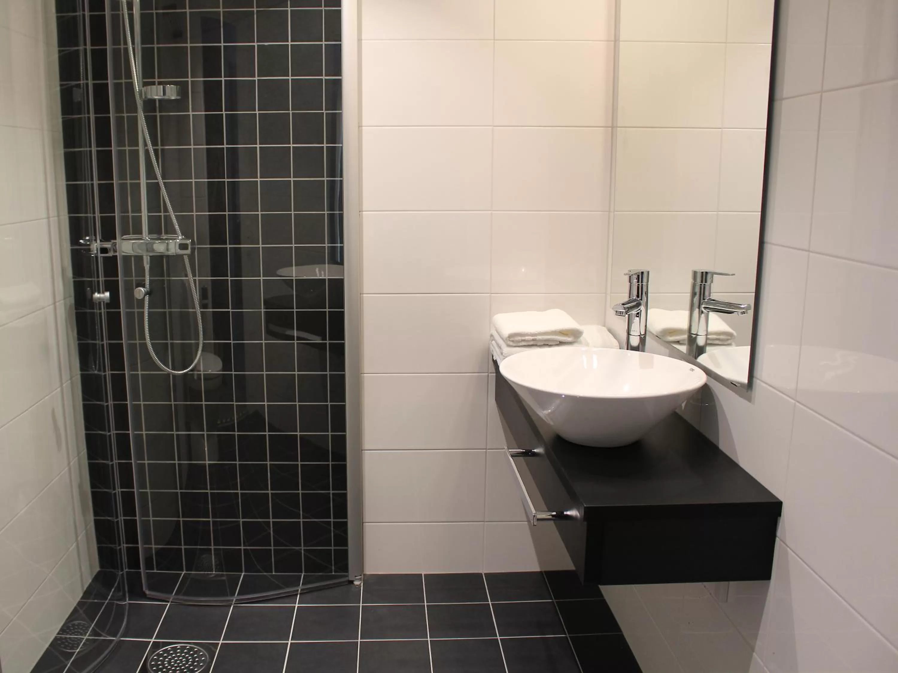 Shower in Hotell Rättvik