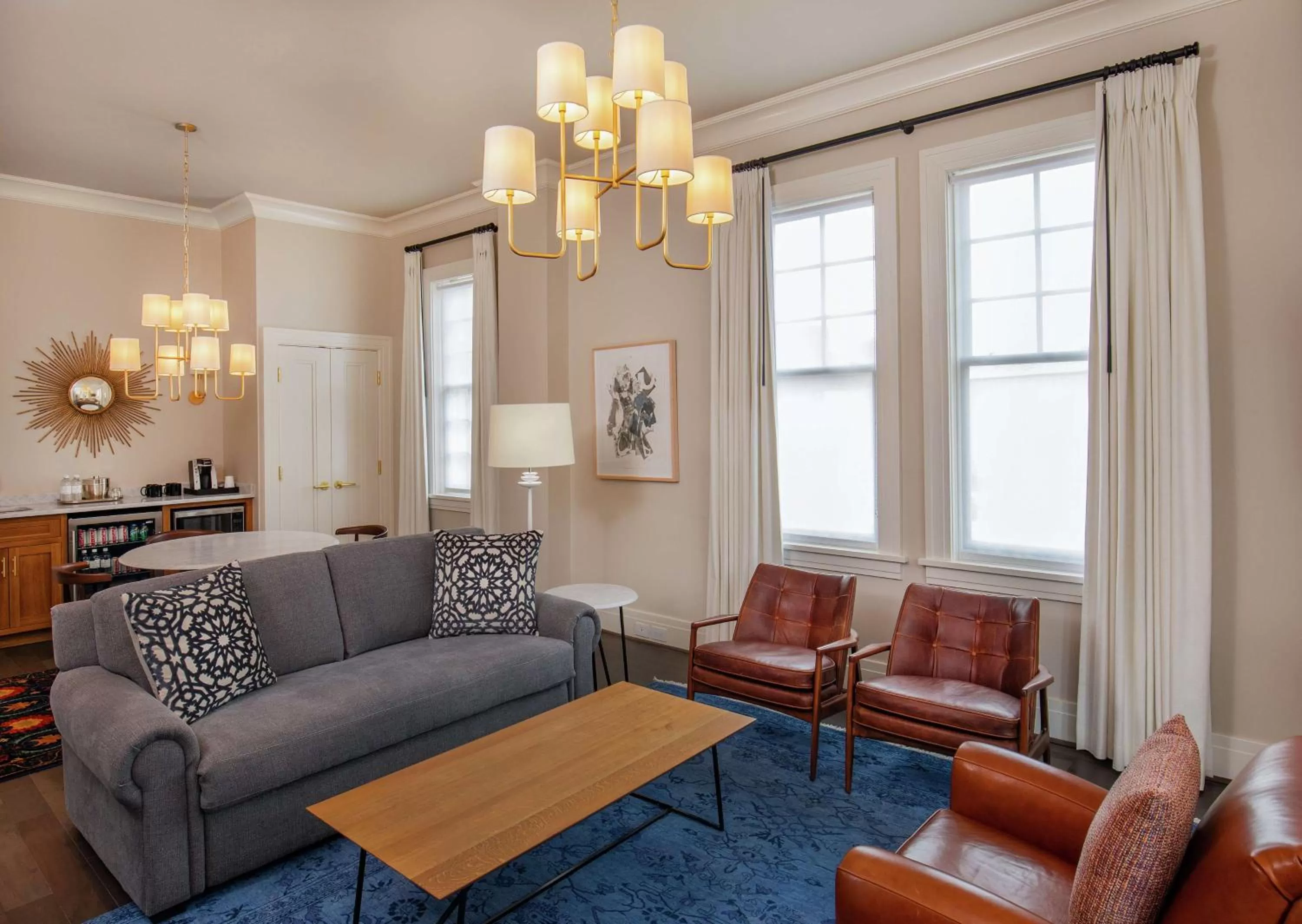 Bedroom in The Virginian Lynchburg, Curio Collection By Hilton