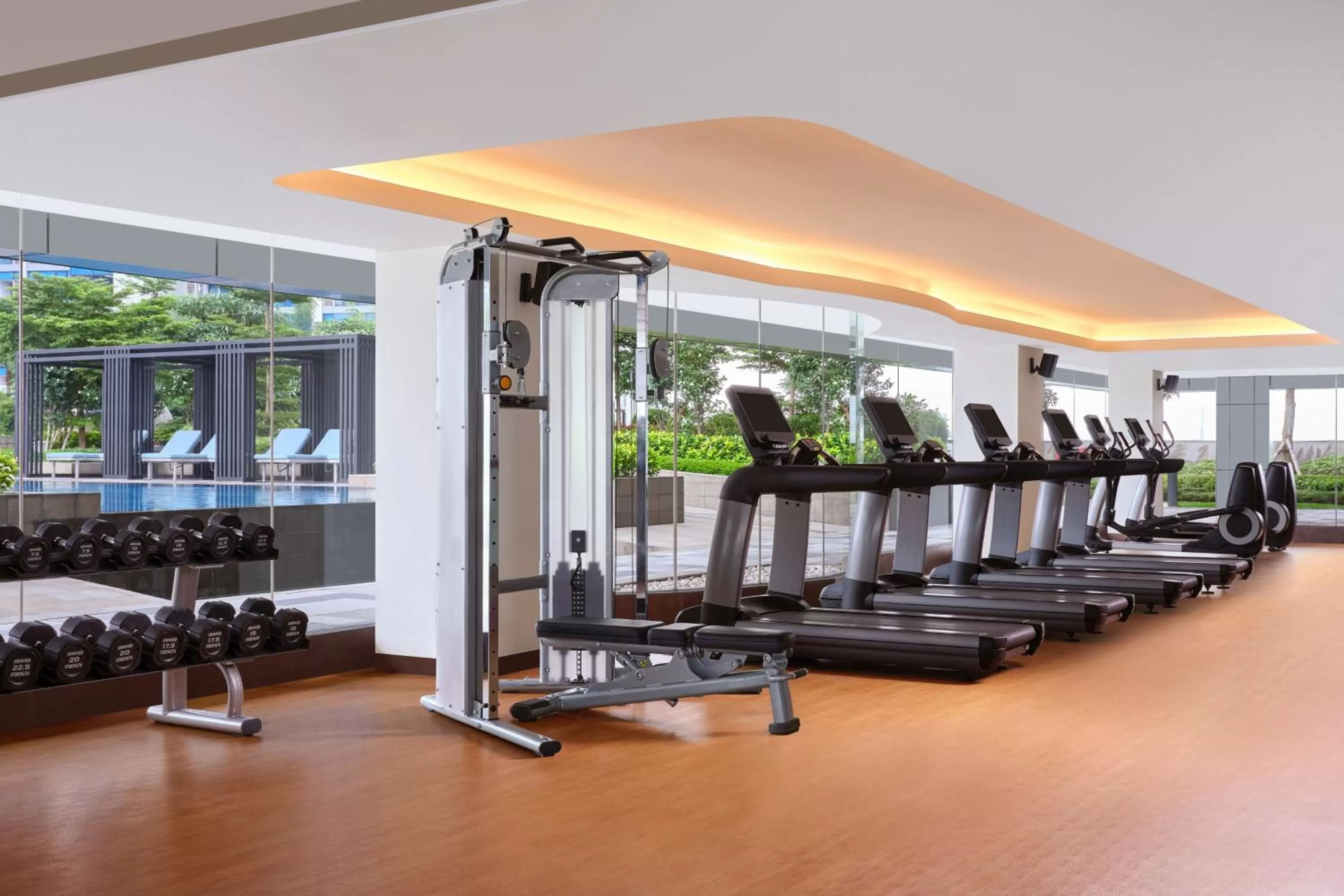 Fitness centre/facilities in The Westin Surabaya