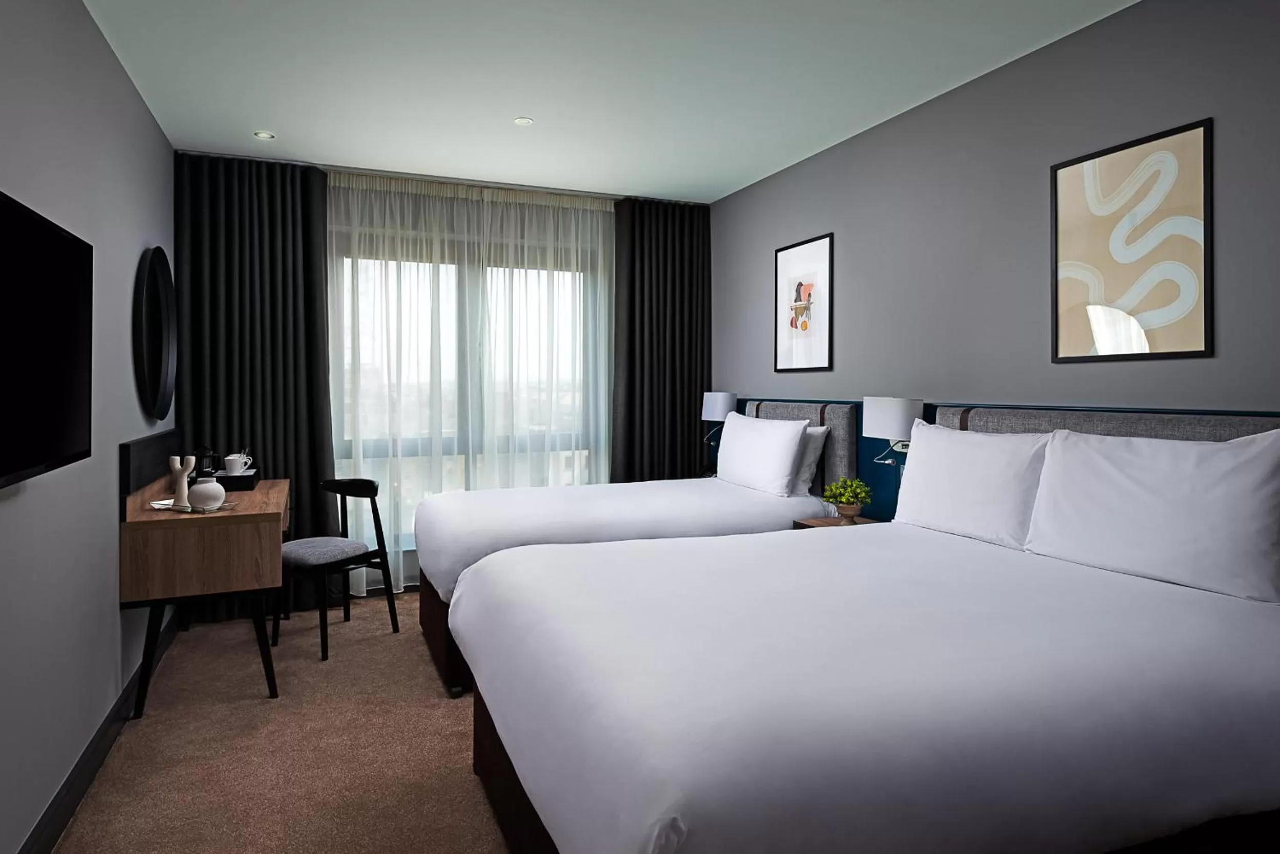 Bedroom, Bed in George Limerick Hotel