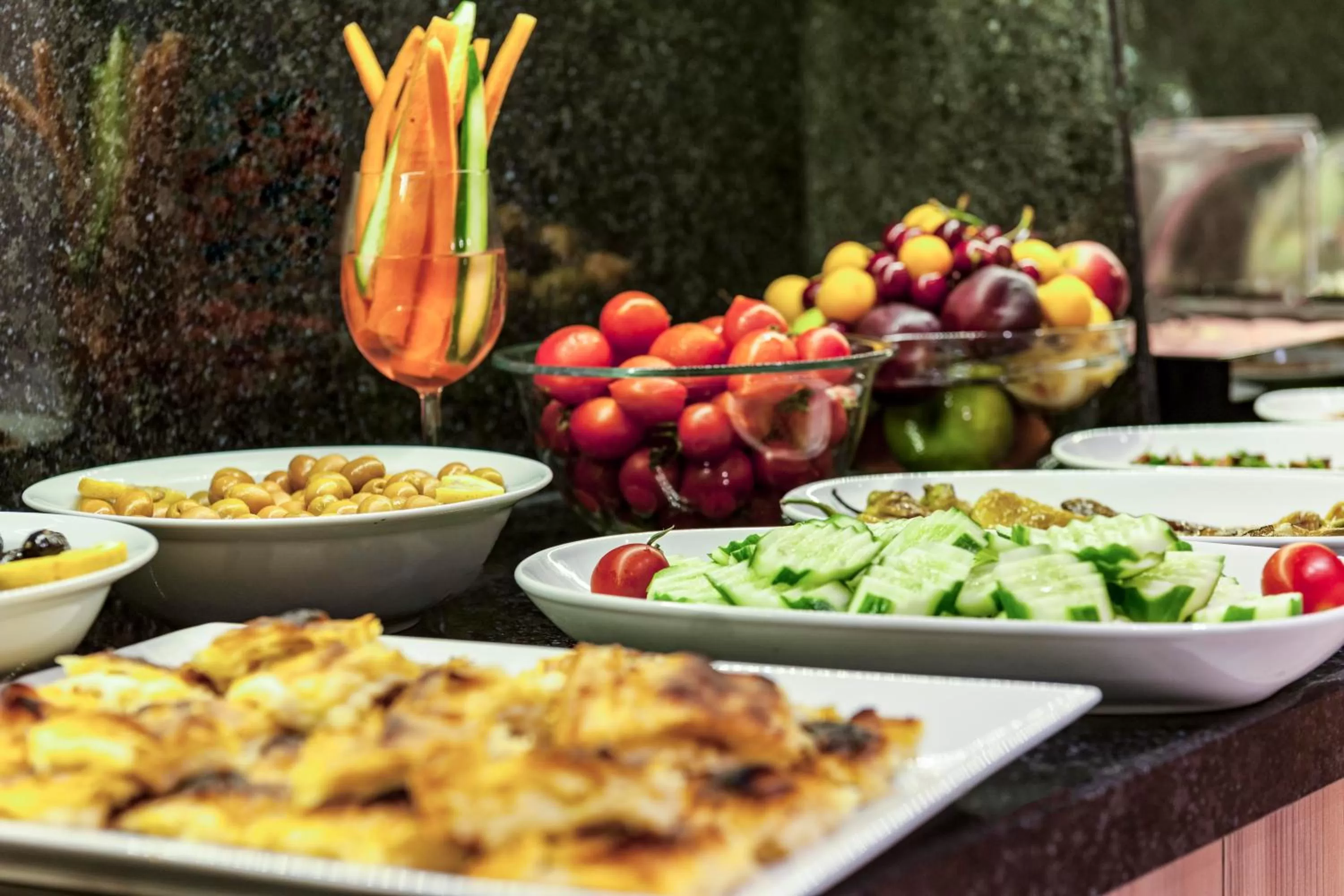 Buffet breakfast in Kupeli Hotel