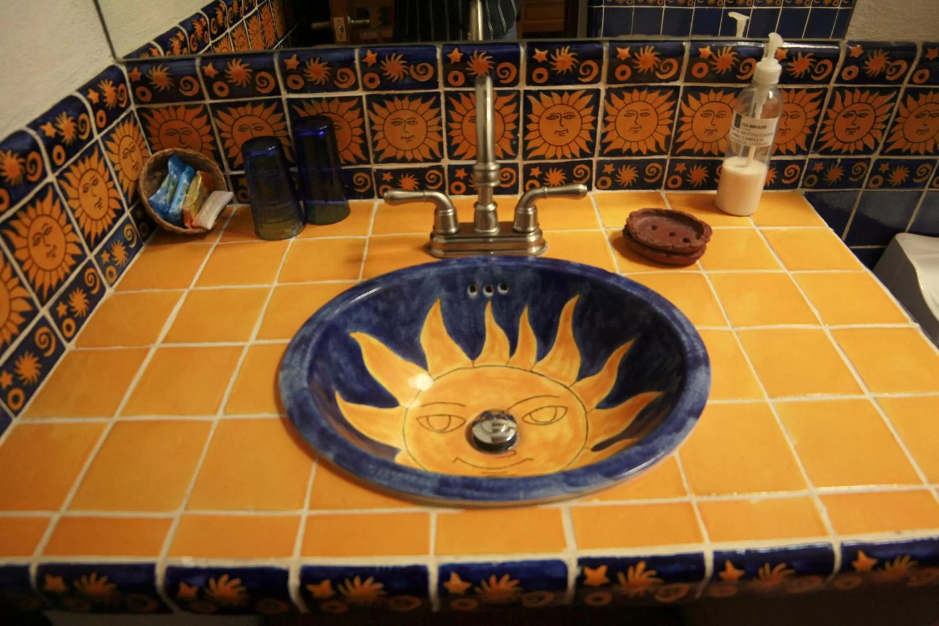 Decorative detail in Posada Yolihuani