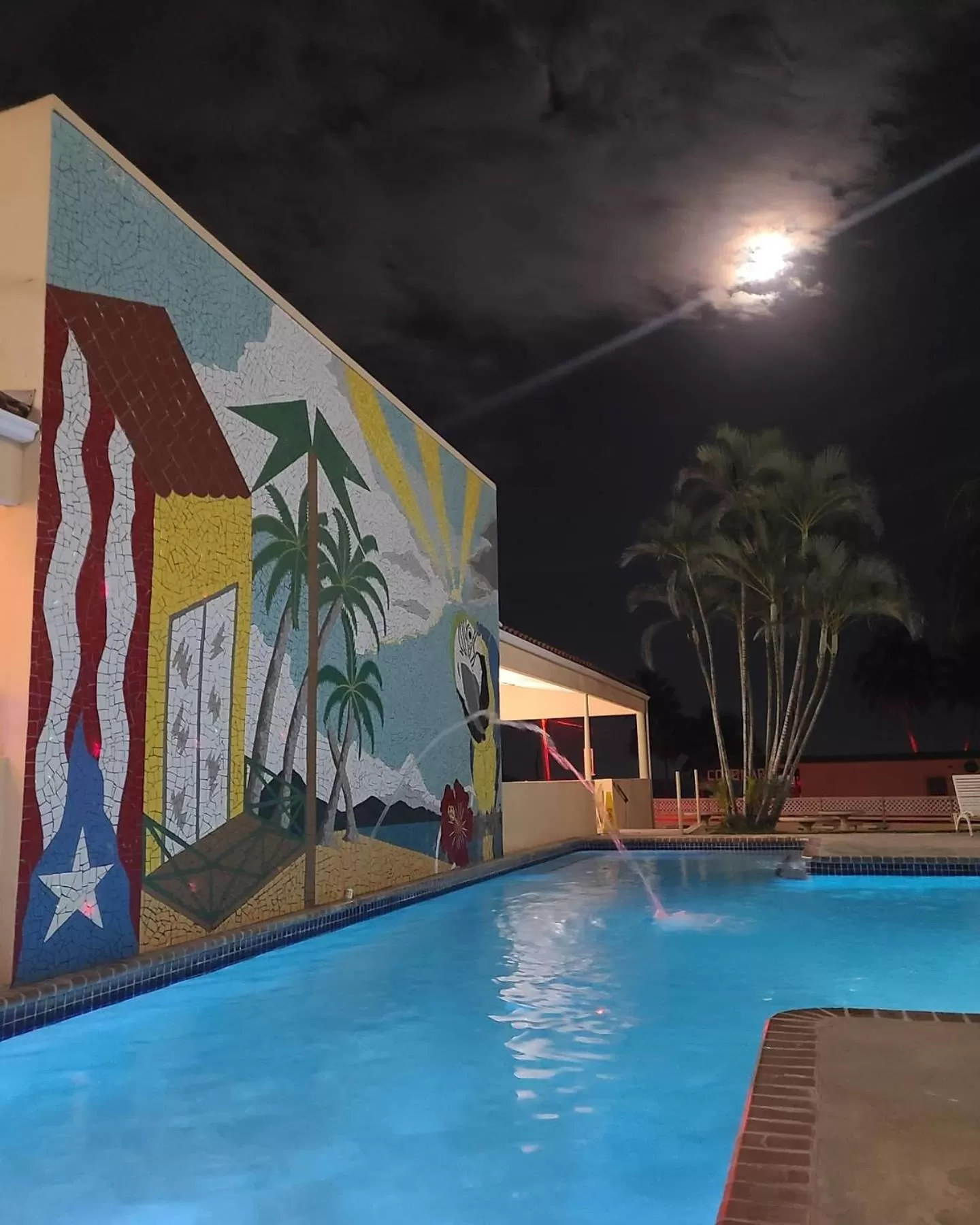 Swimming pool in Parador Palmas de Lucia