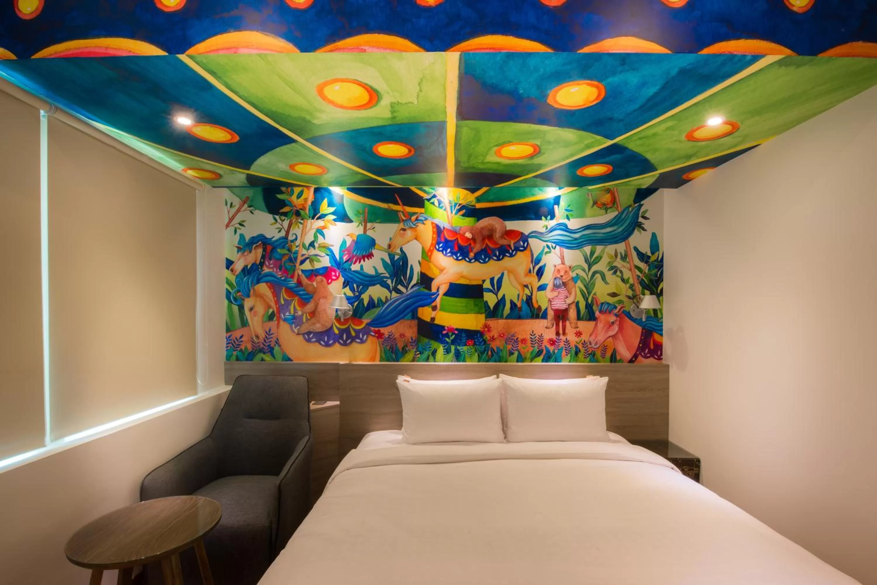 Bed in Legend Hotel Kaohsiung Pier2