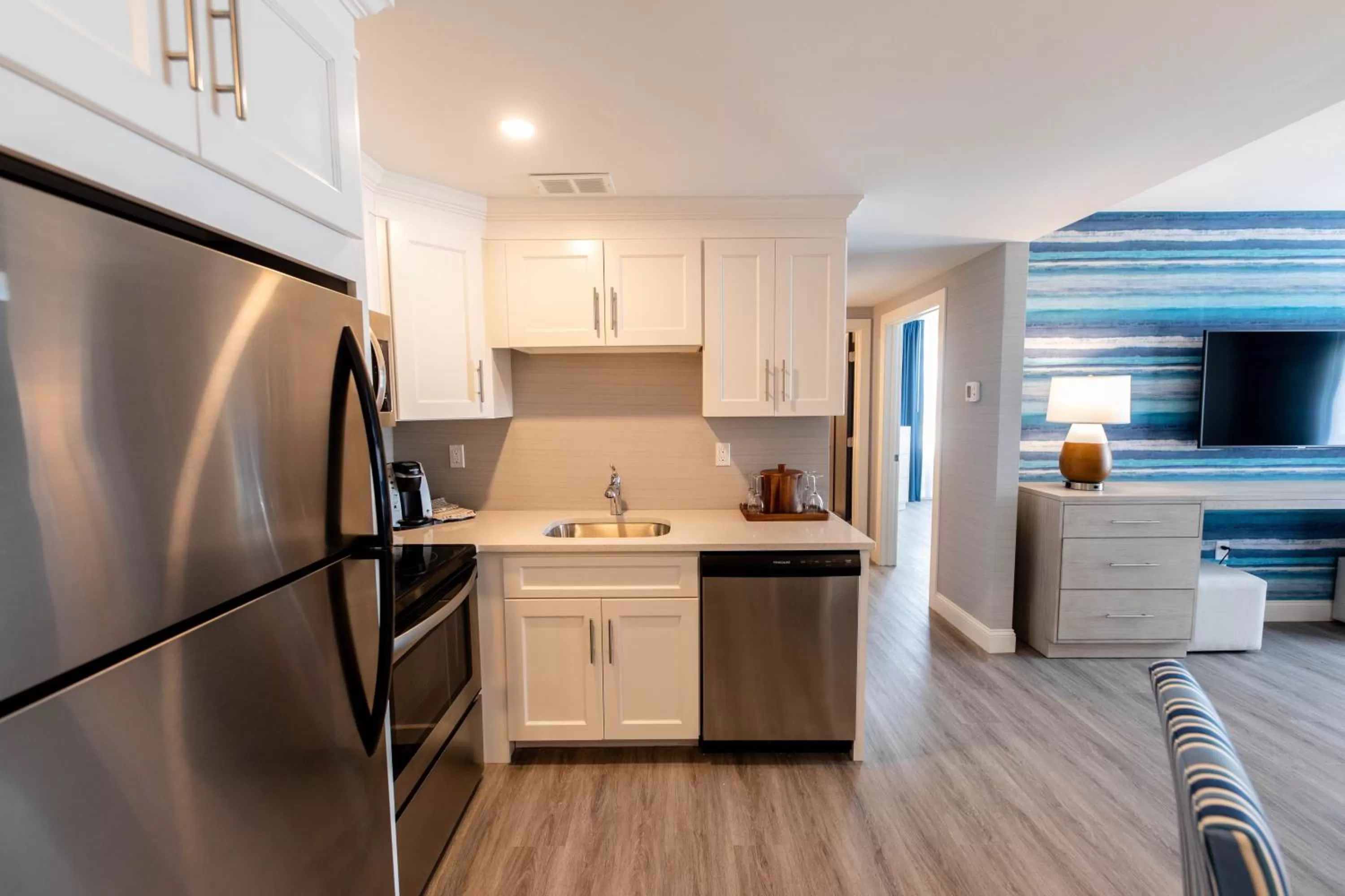 Kitchen or kitchenette in Hotel LBI