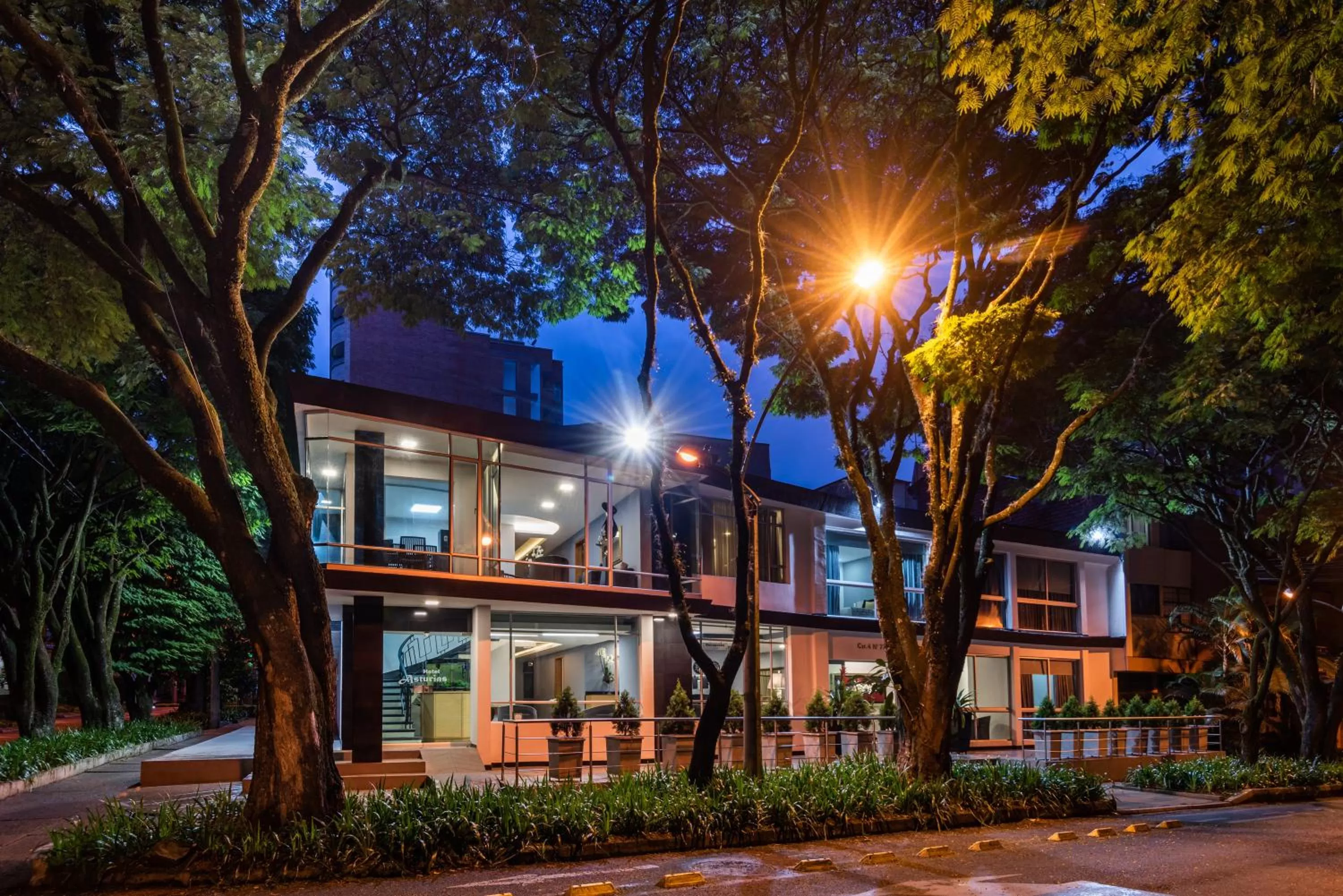 Property building in Hotel Asturias Medellin